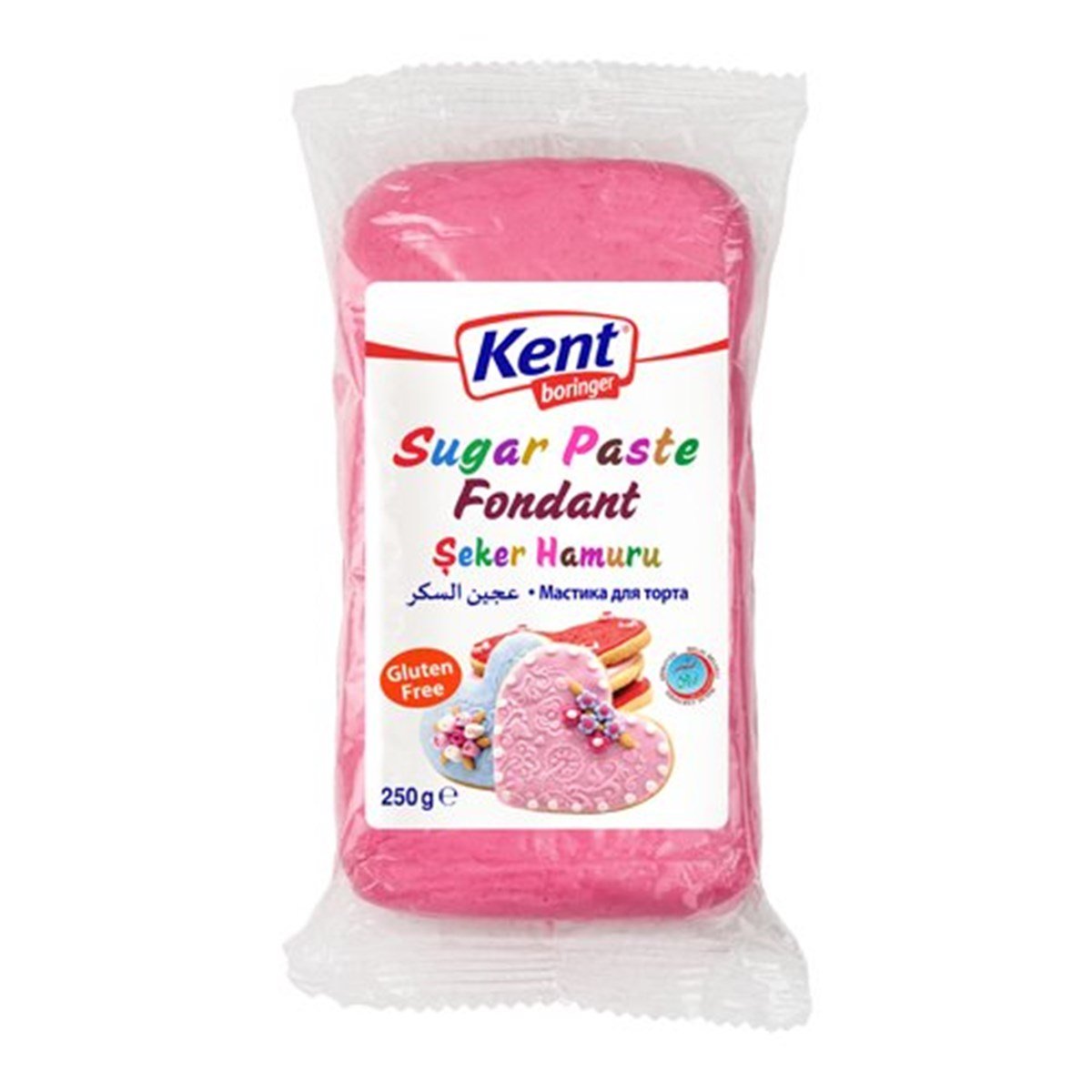 Kent Boringer Şeker Hamuru Pembe 250 Gr