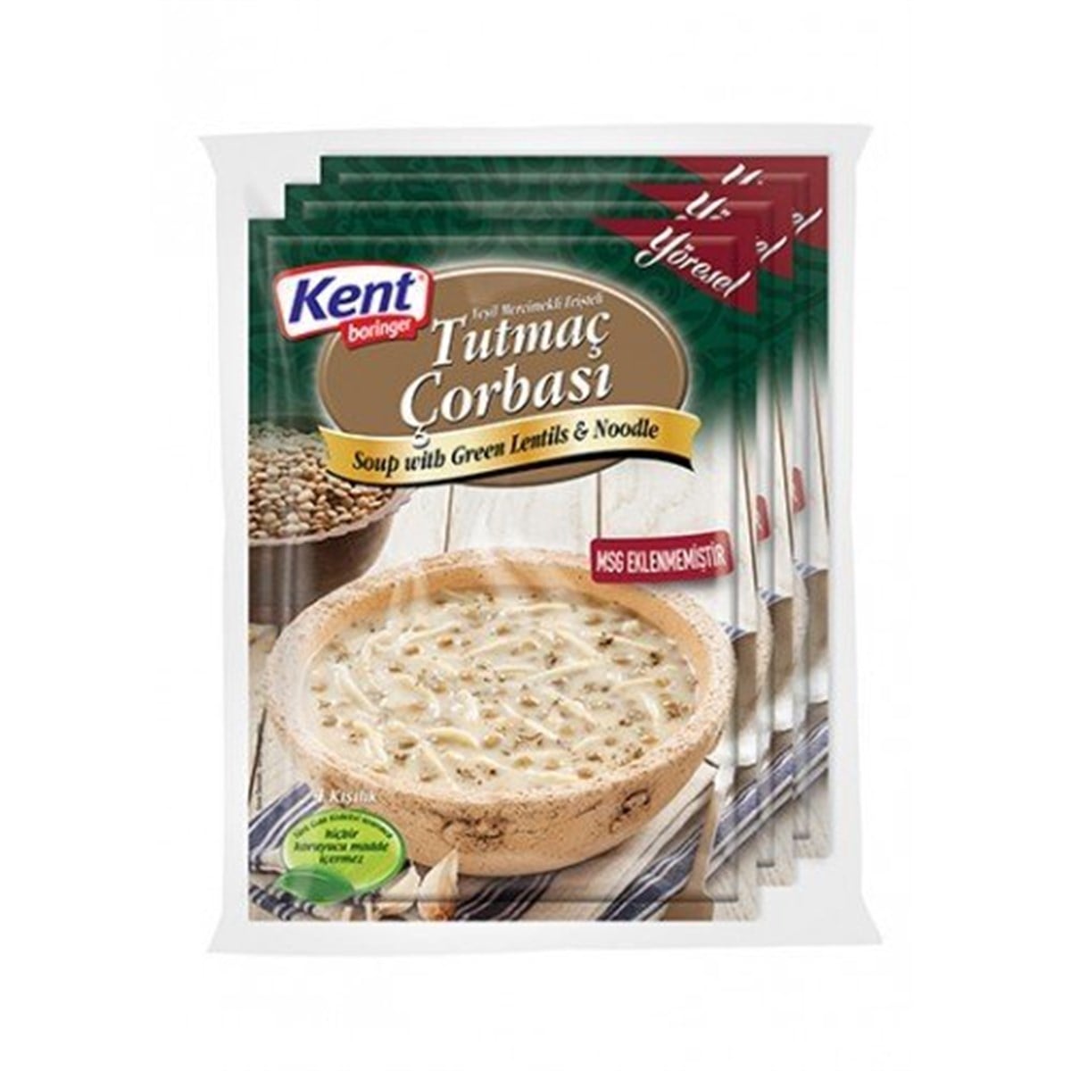 Kent Boringer Tutmaç Çorbası 118 Gr 3 lü