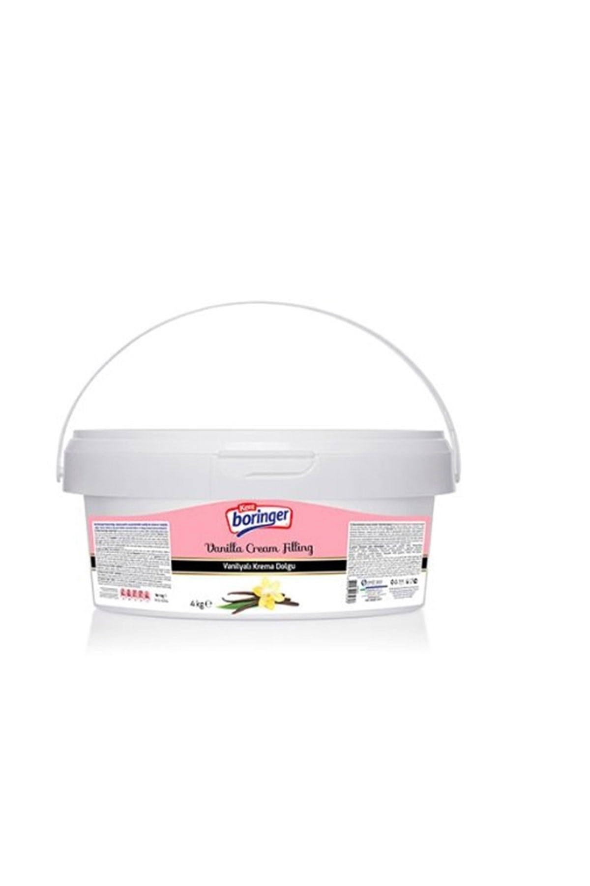 Kent Boringer Vanilya Aromalı Krema Dolgu 4 Kg