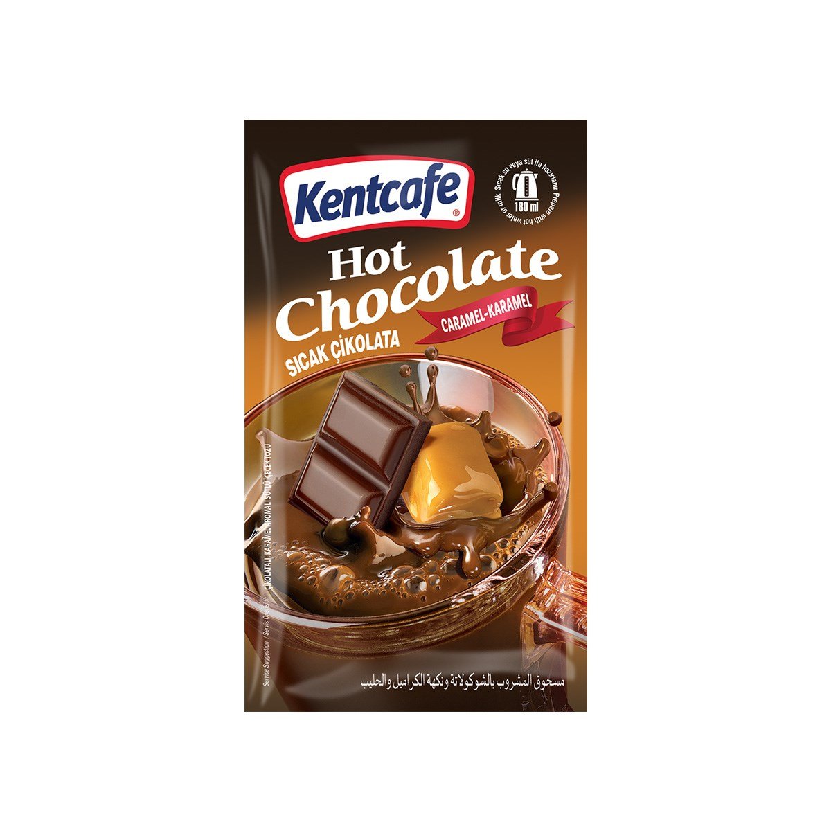 Kentcafe Sıcak Çikolata Karamel 19 Gr 12 li