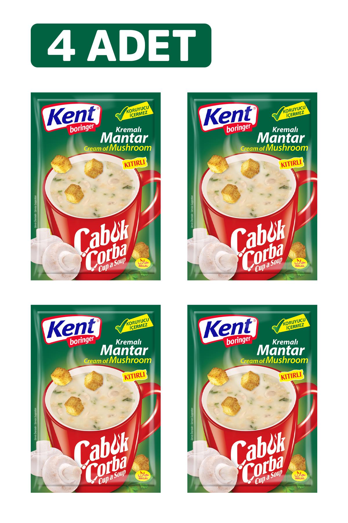 Kremalı Mantar 19 gr 4'lü Çabuk Çorba 