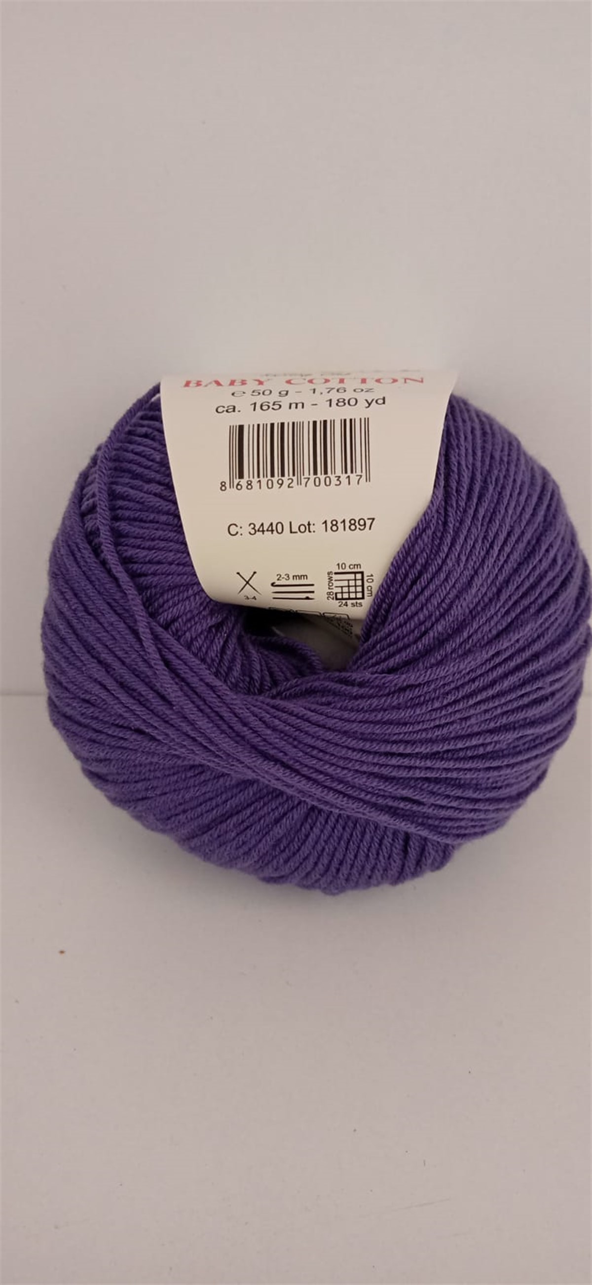 BABY COTTON  3410 GAZZAL  002-3410 BABY COTTON GAZZAL