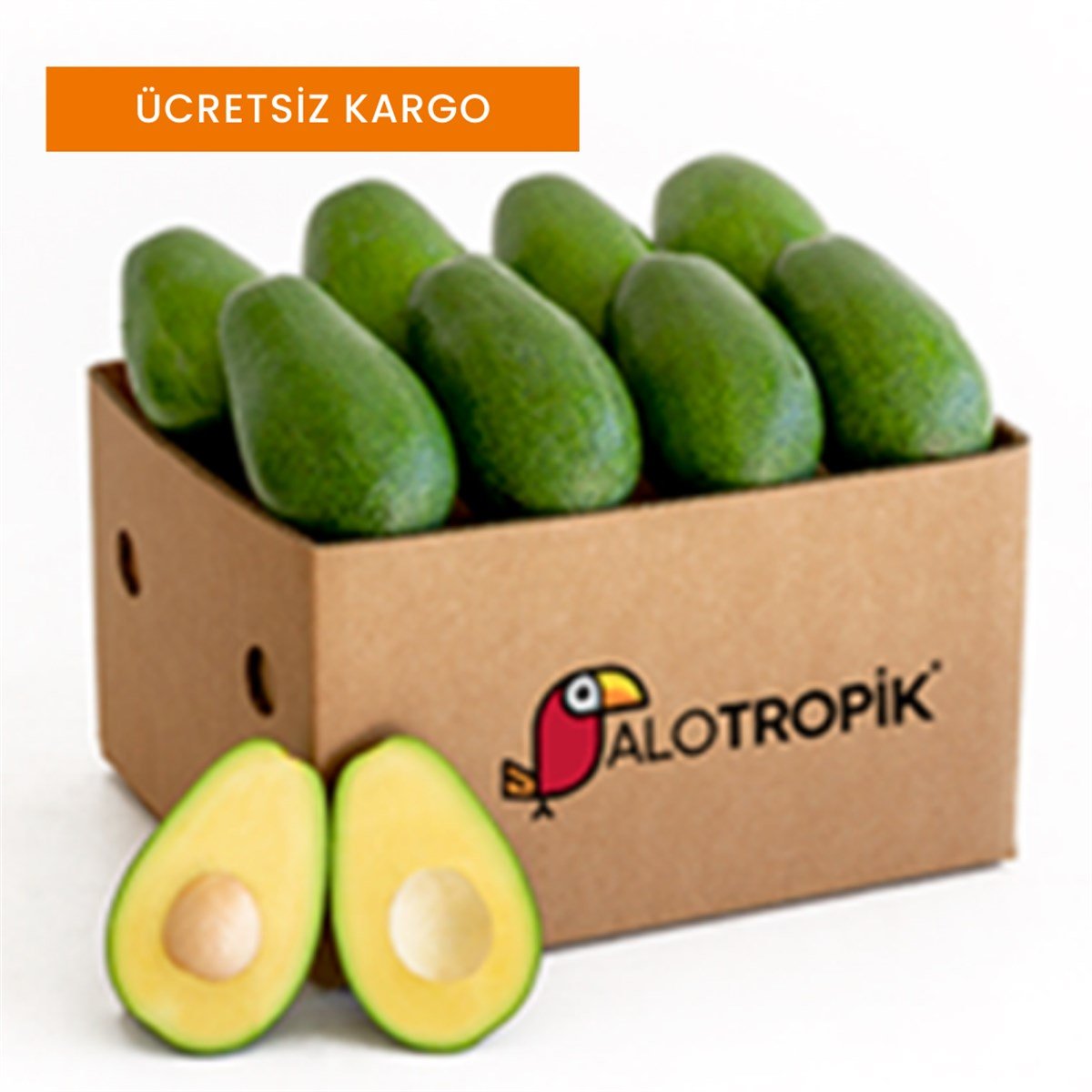 Abokado Avokado | 220 - 320 gr 10 Adet | AloTropik.com'da