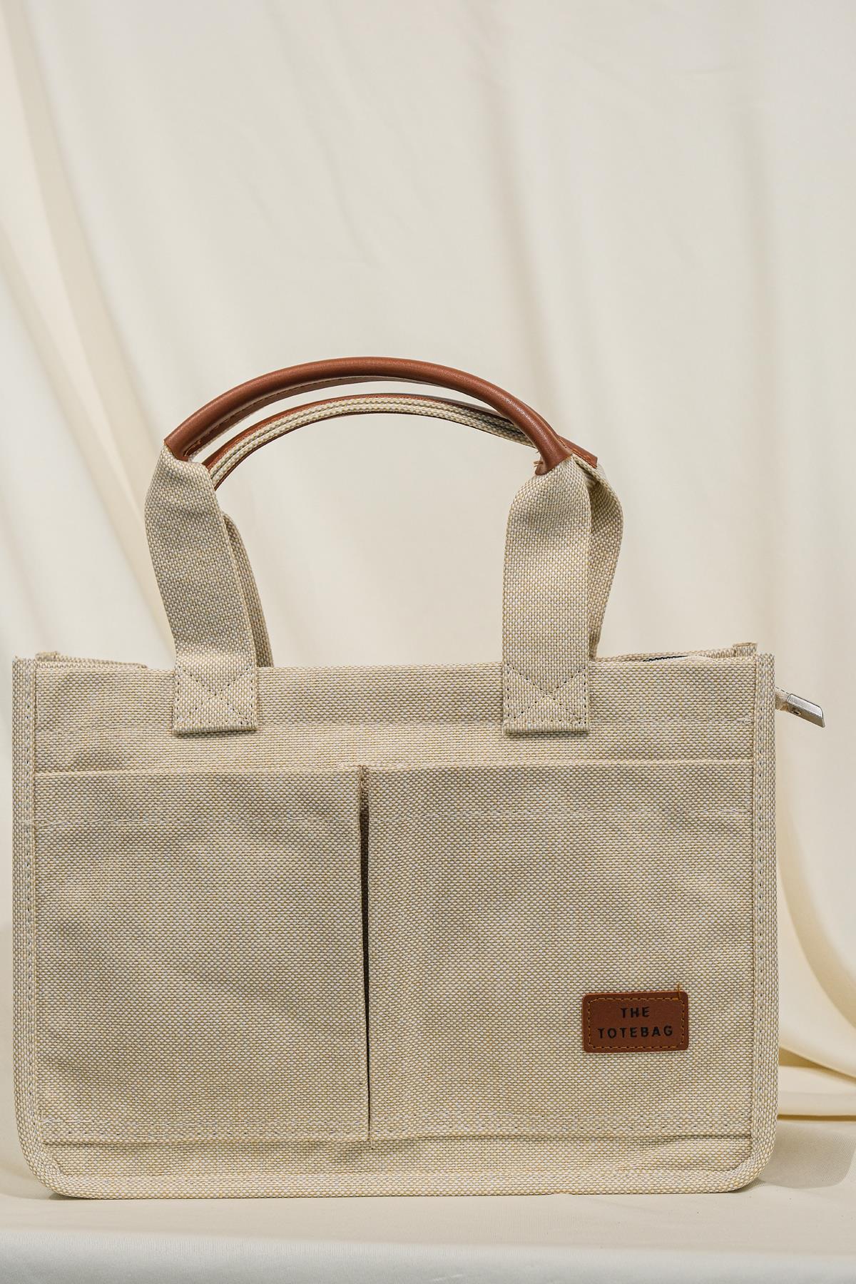 Arma Detay Çanta  Bej