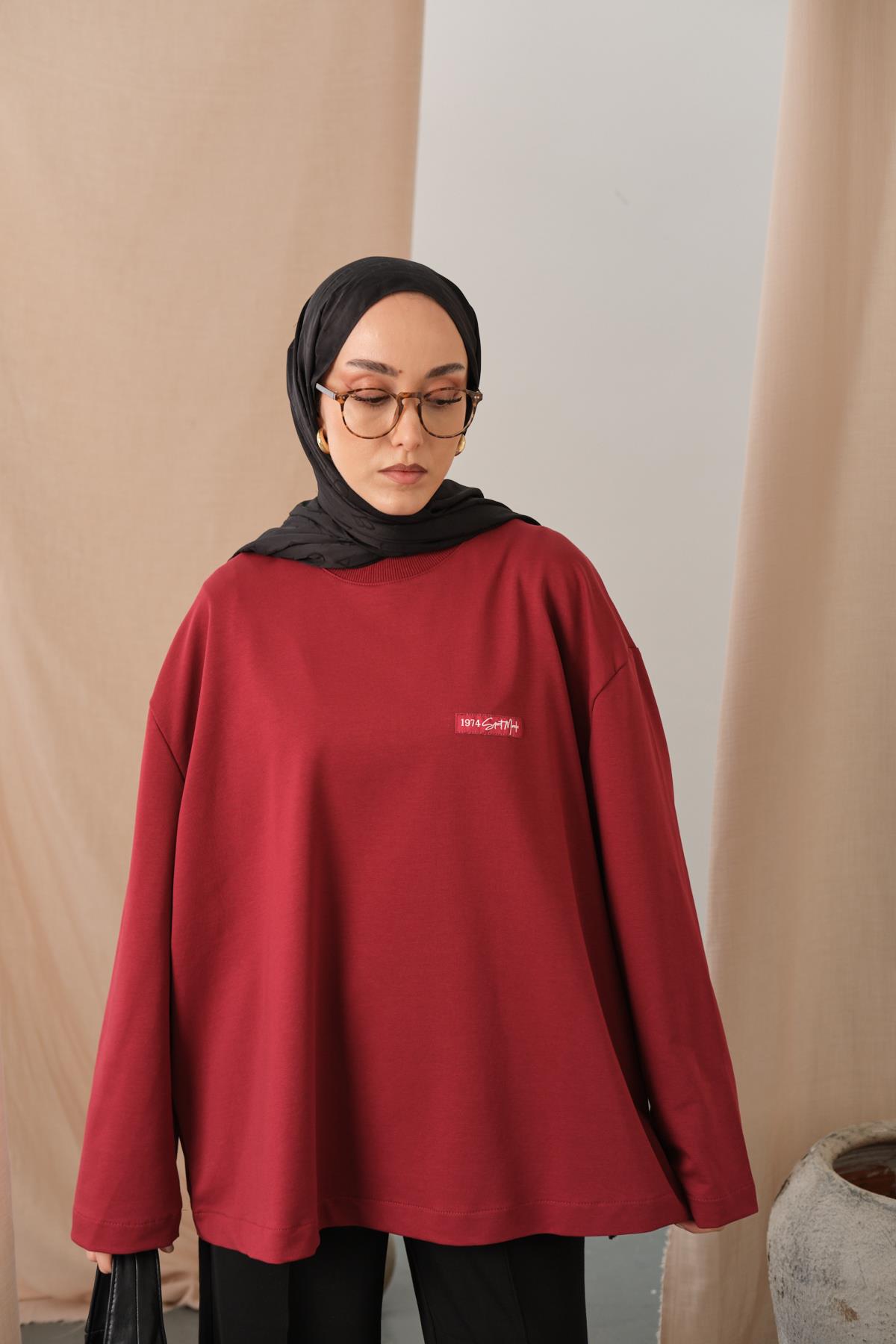 Arma Detay Tunik Kırmızı