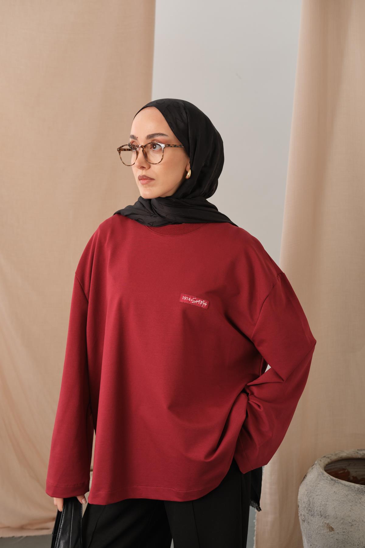 Arma Detay Tunik Kırmızı