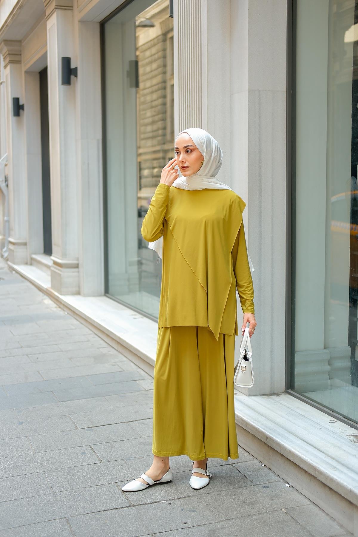 Asimetrik Salaş Takım Yağ Yeşil