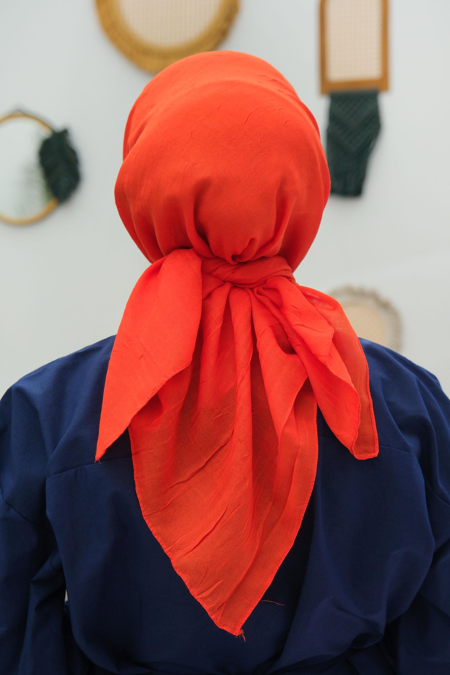 Bambu Kraş Eşarp Turuncu