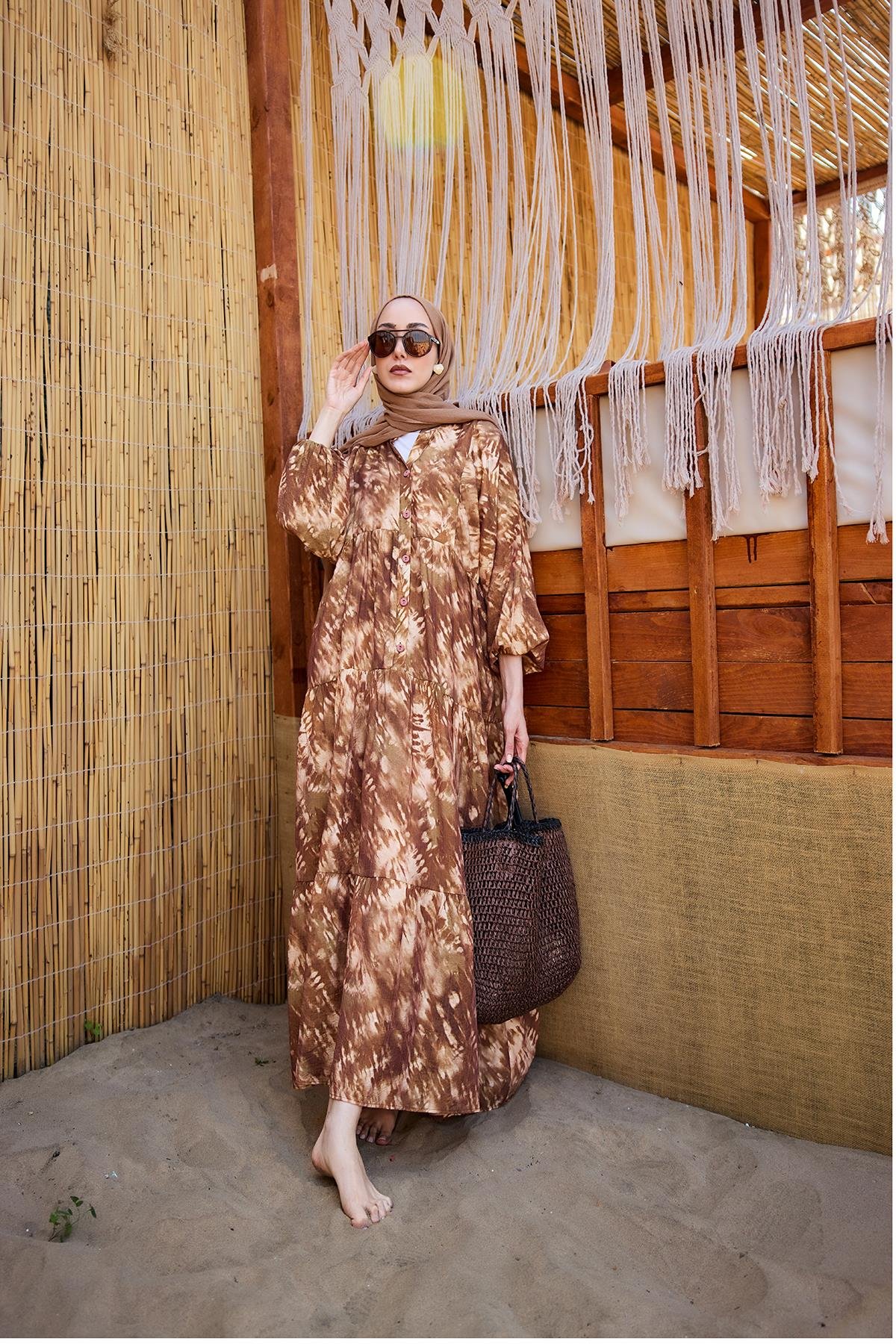 Batik Desen Elbise Vizon