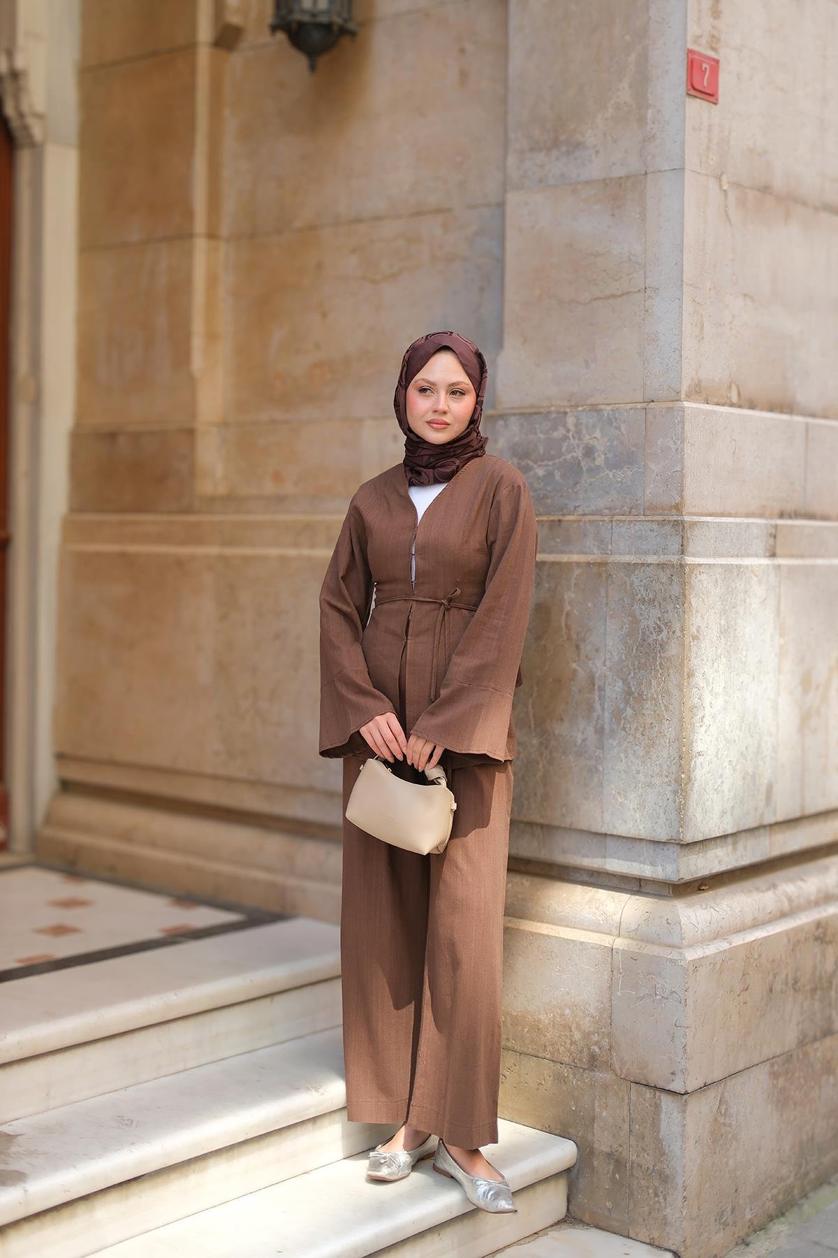 Bea Takım Kahverengi