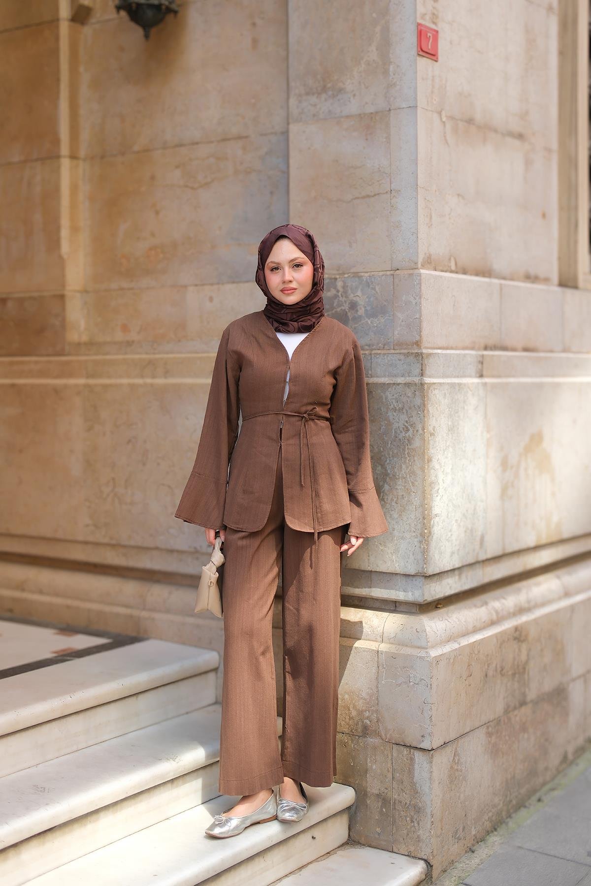 Bea Takım Kahverengi