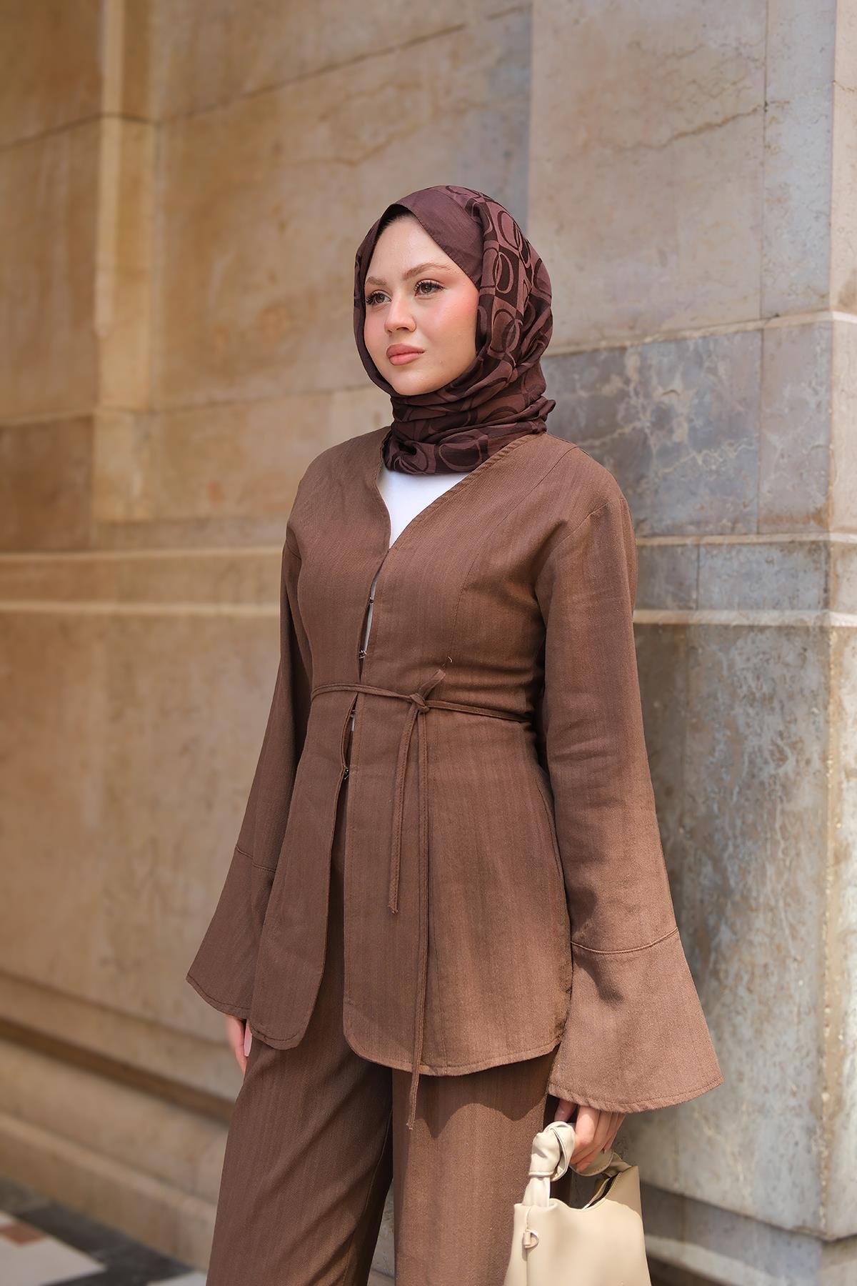 Bea Takım Kahverengi