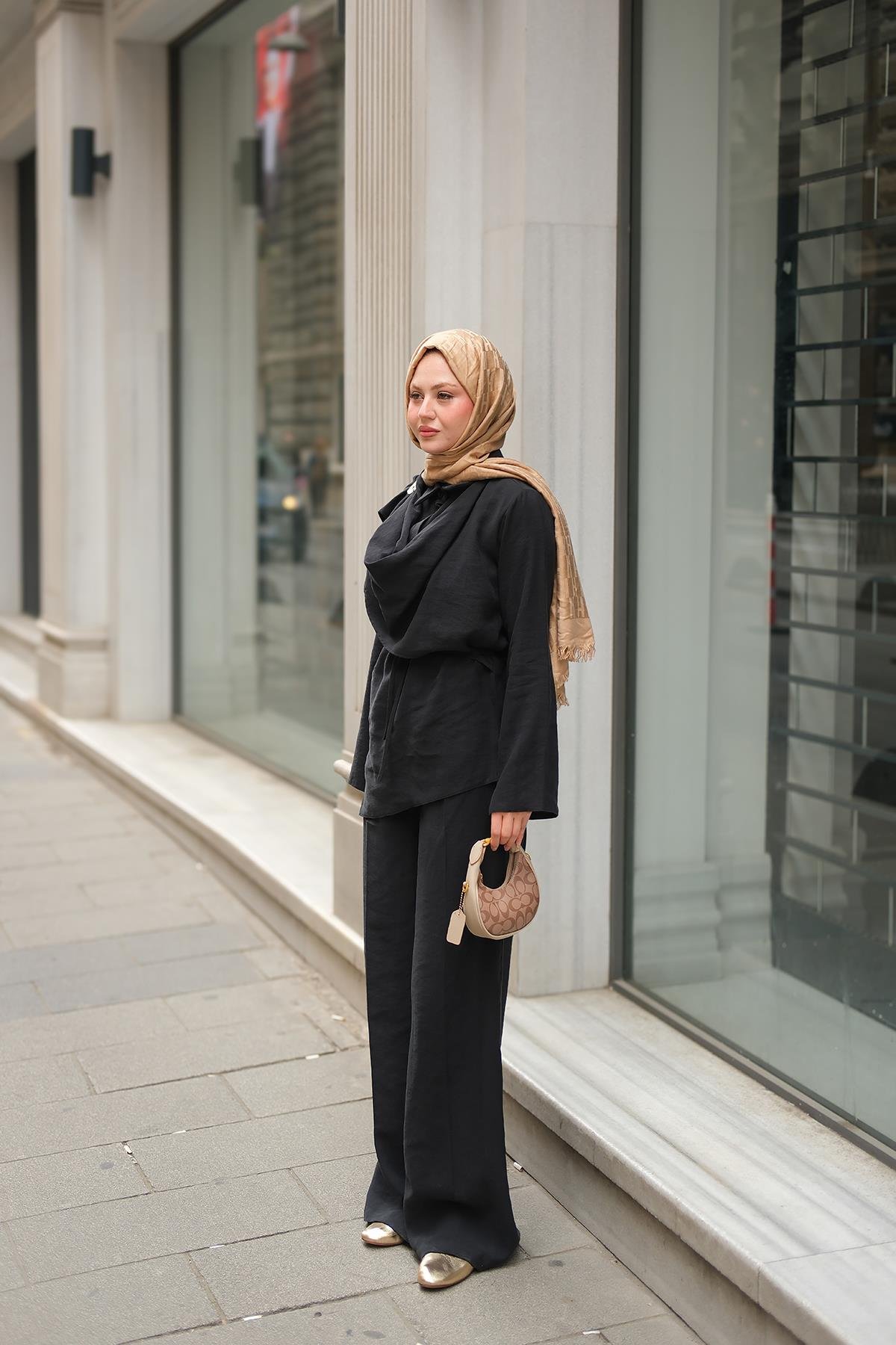 Begonya Takım Siyah