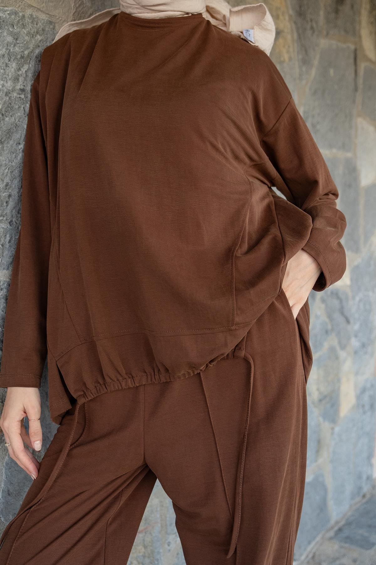 Beli Lastikli Takım Kahve