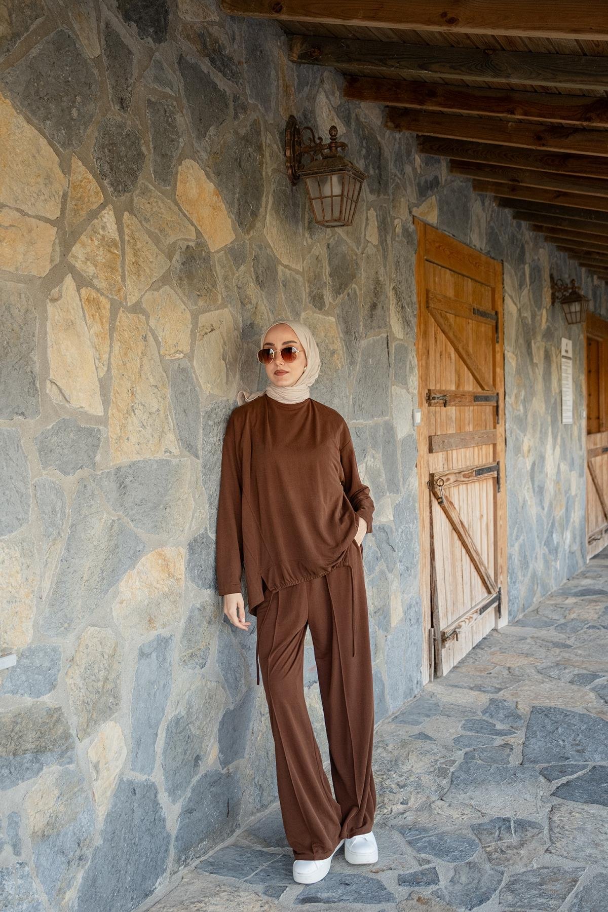 Beli Lastikli Takım Kahve