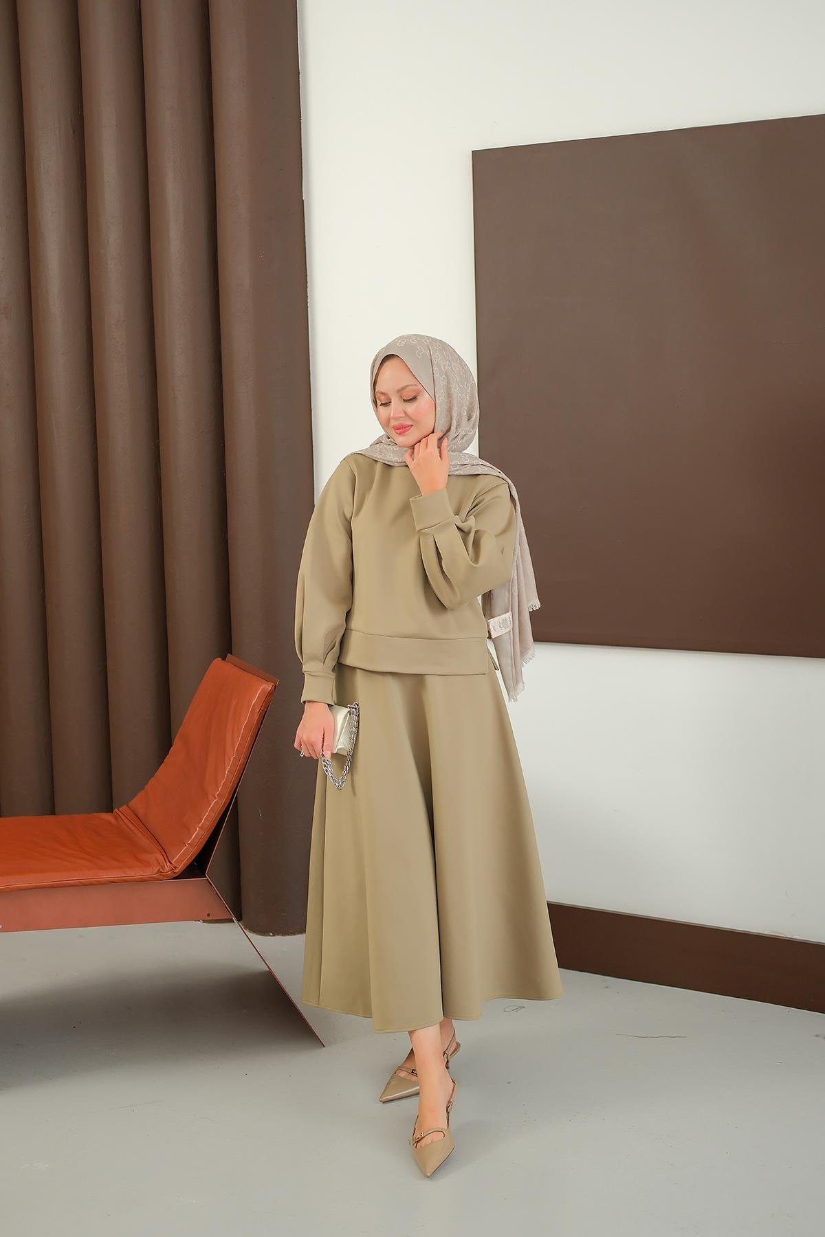 Bisiklet Yaka Scuba Takım Yeşil