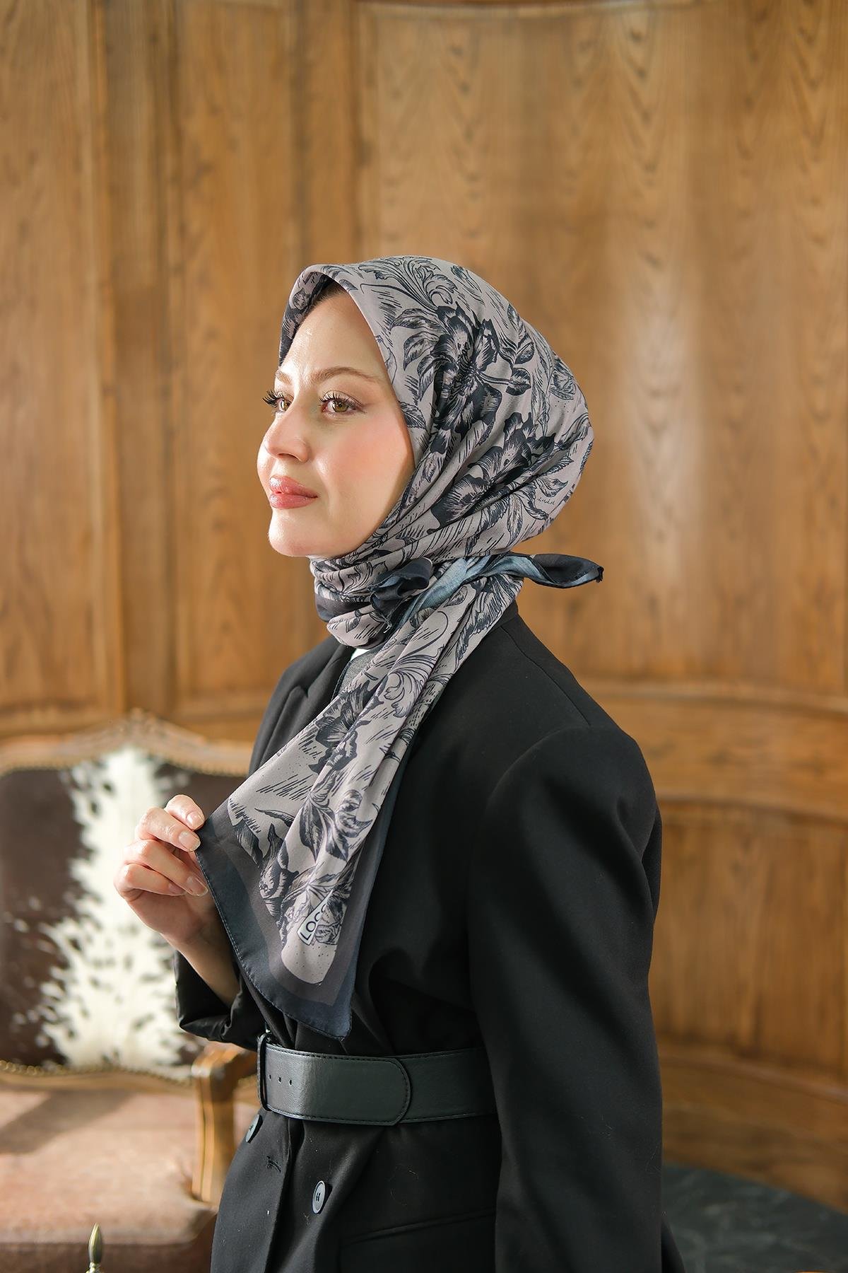 Botanik Soft Eşarp Vizon