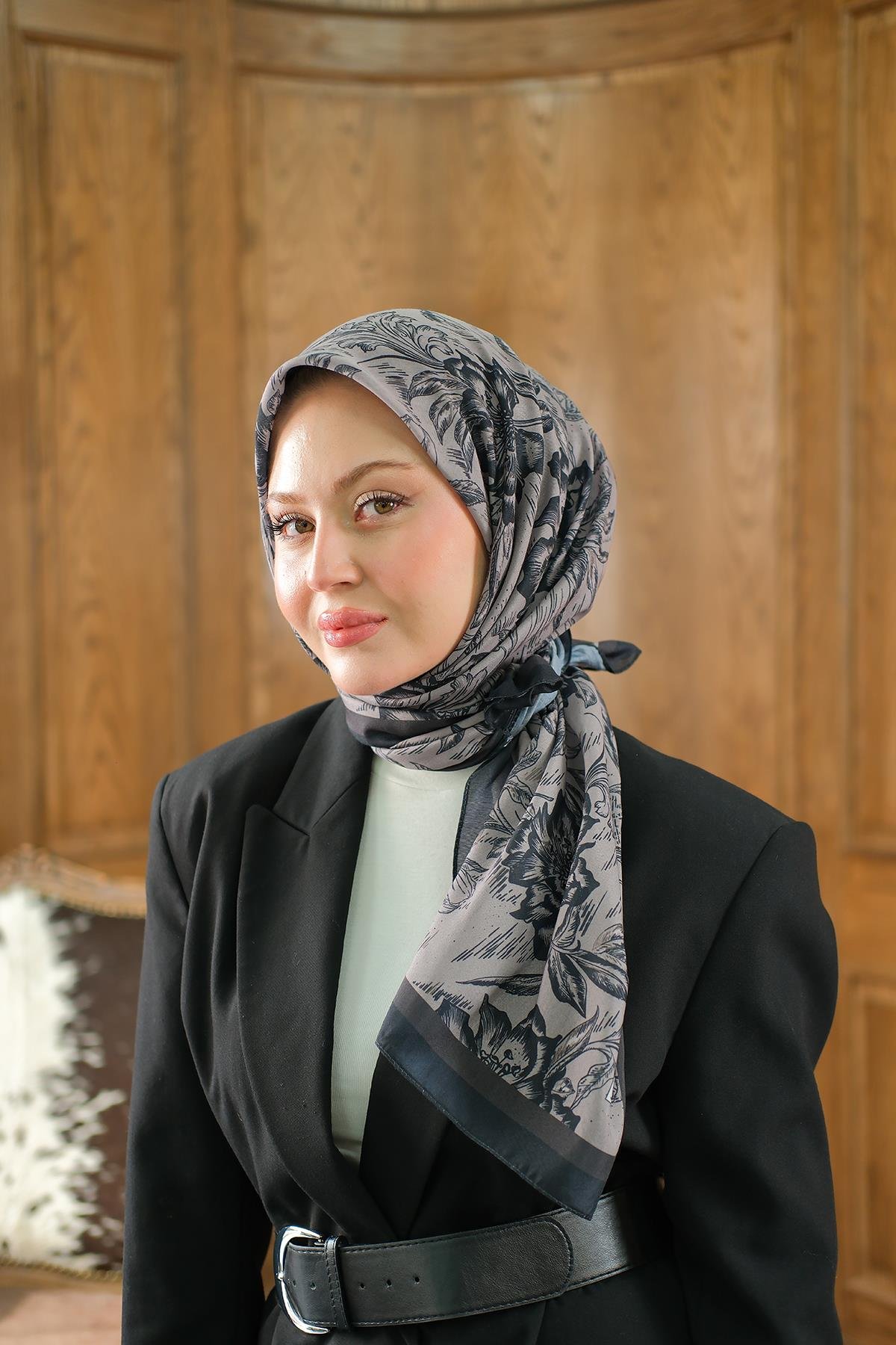 Botanik Soft Eşarp Vizon