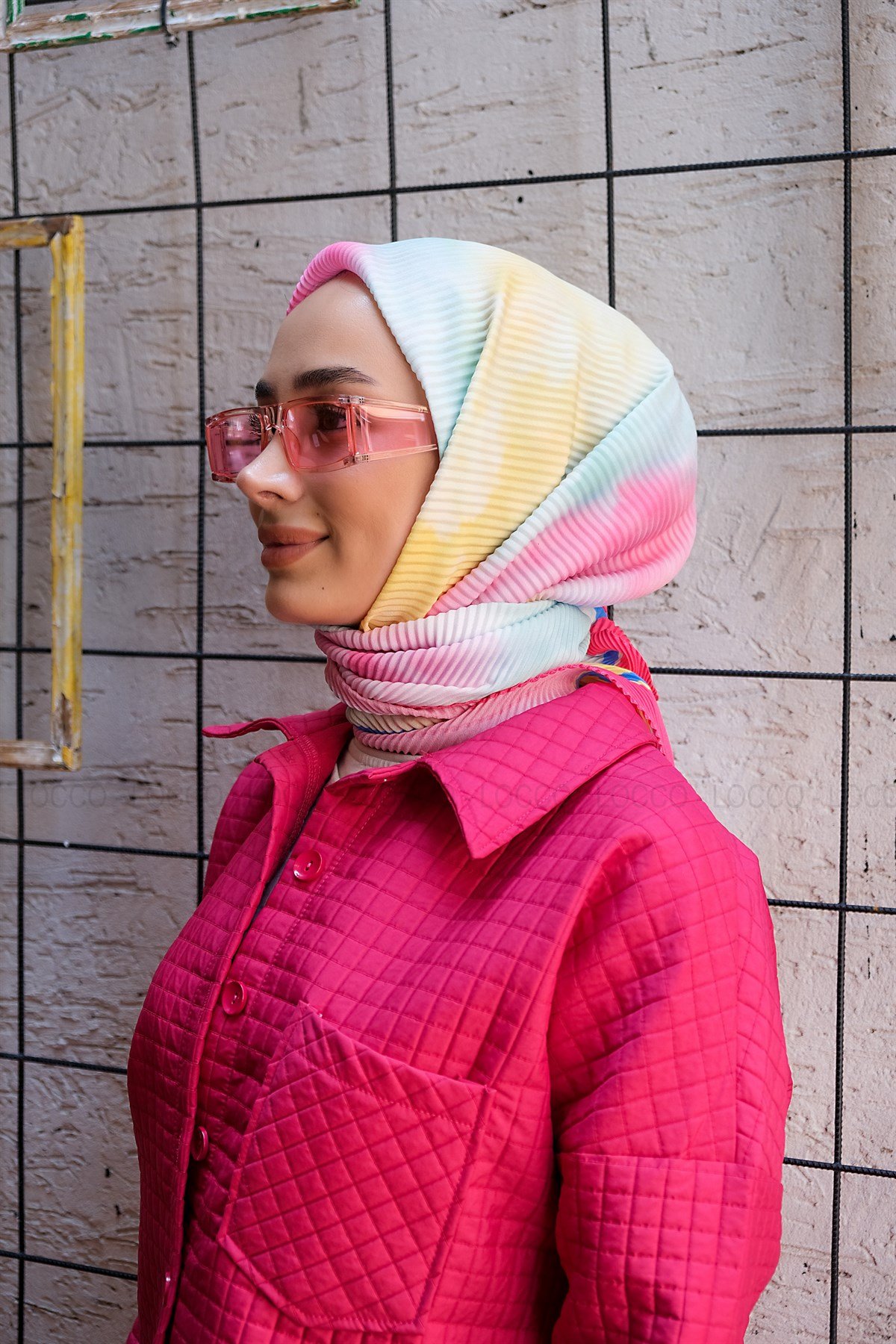 Uygun Fiyatlı BULUT DESEN PILISELI ESARP | Loccomoda.com 