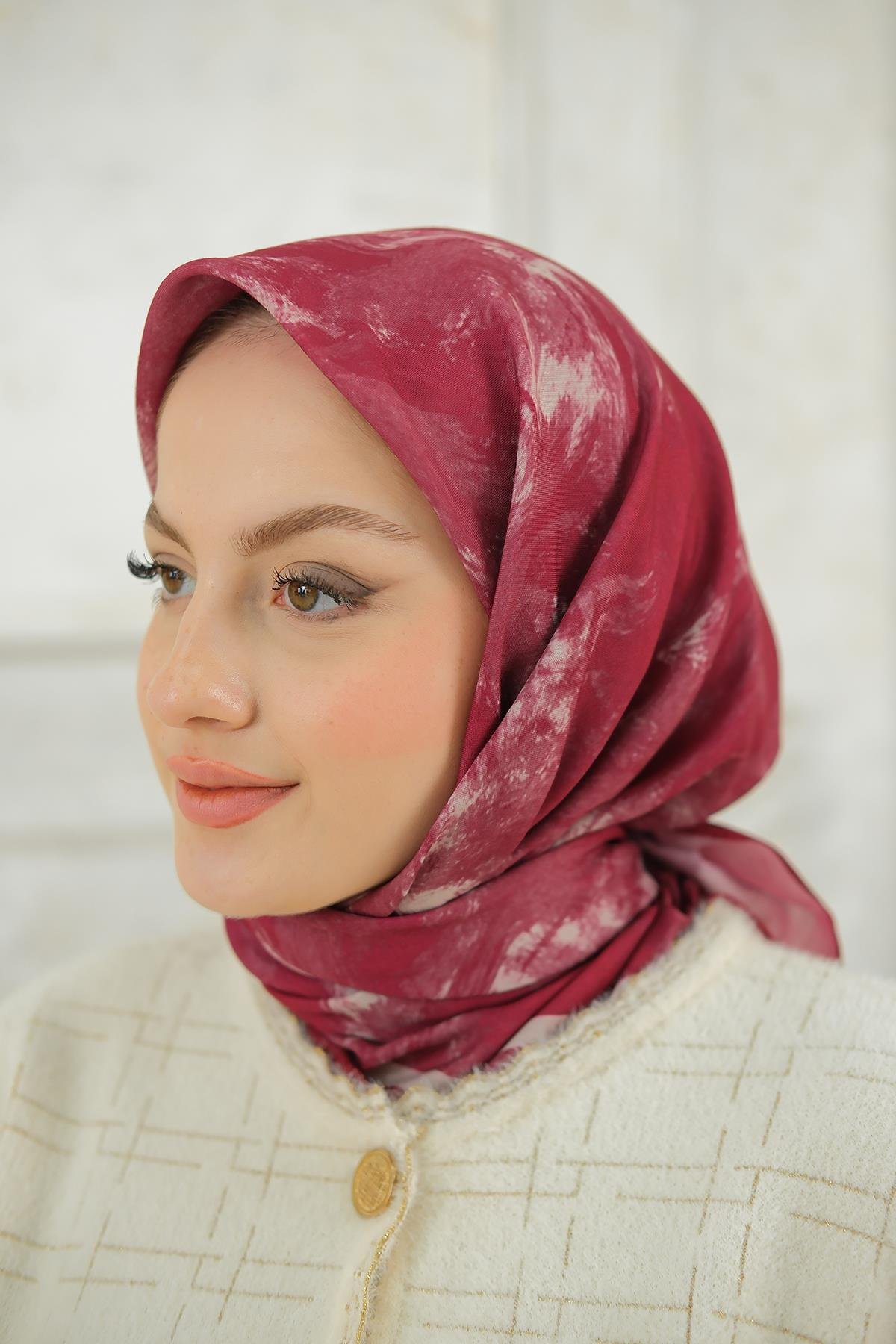 Bulut Soft Eşarp Bordo