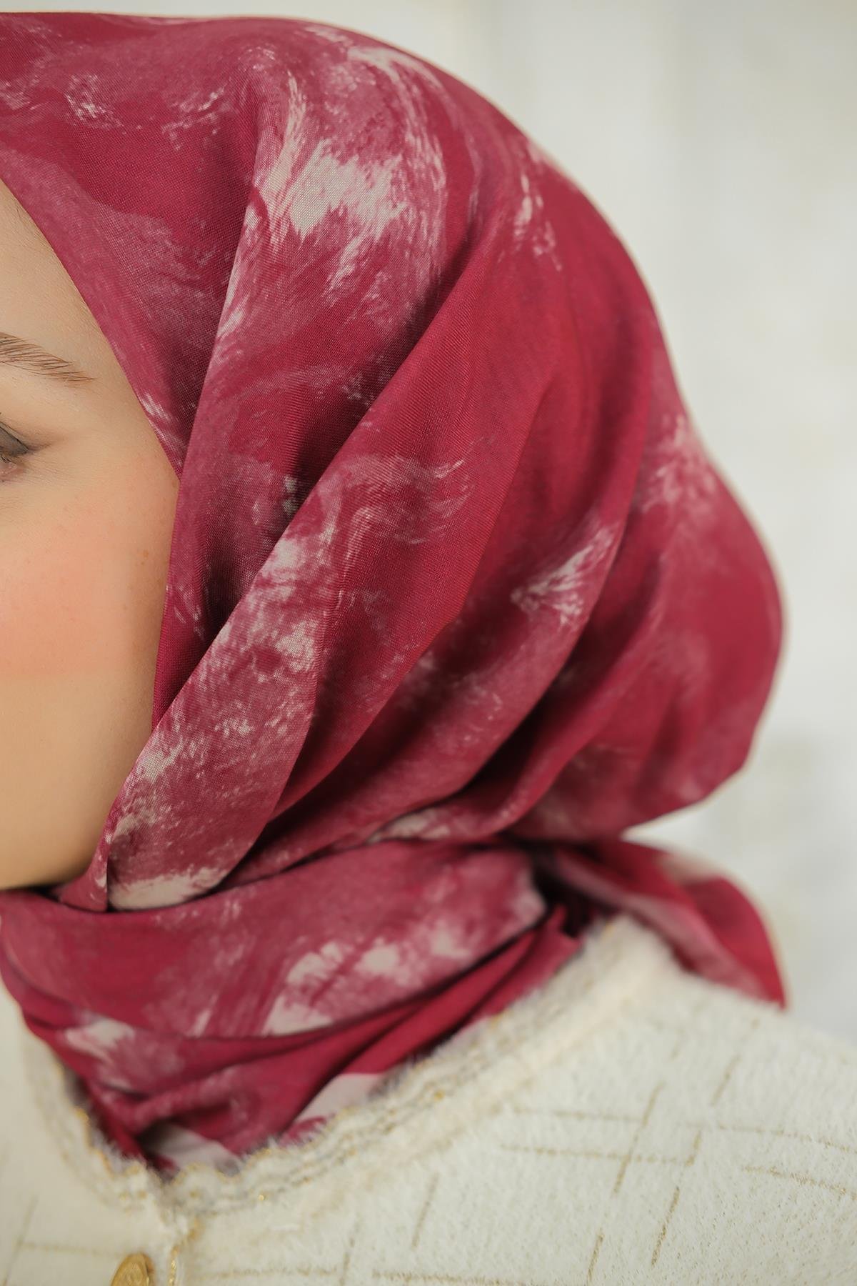 Bulut Soft Eşarp Bordo