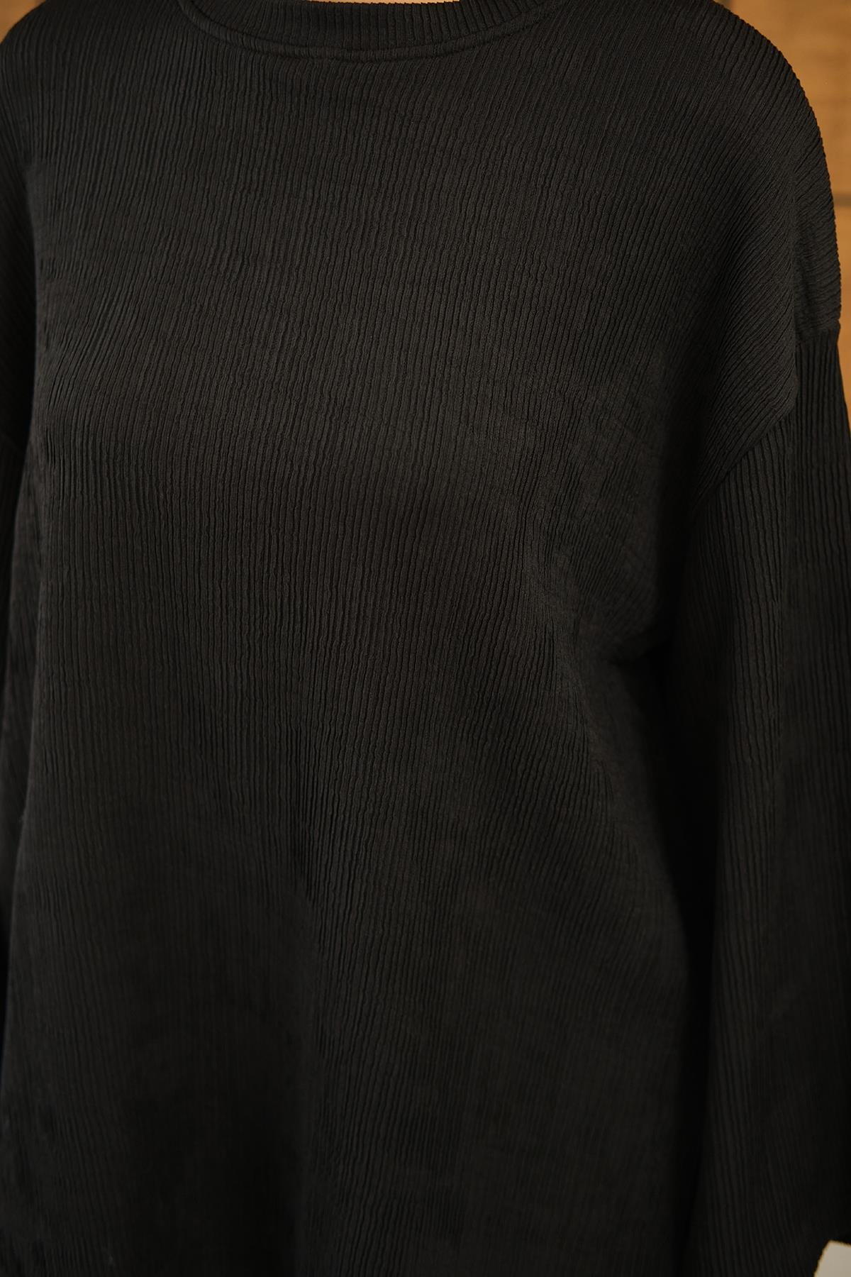 Bürümcük Desen Takım Siyah