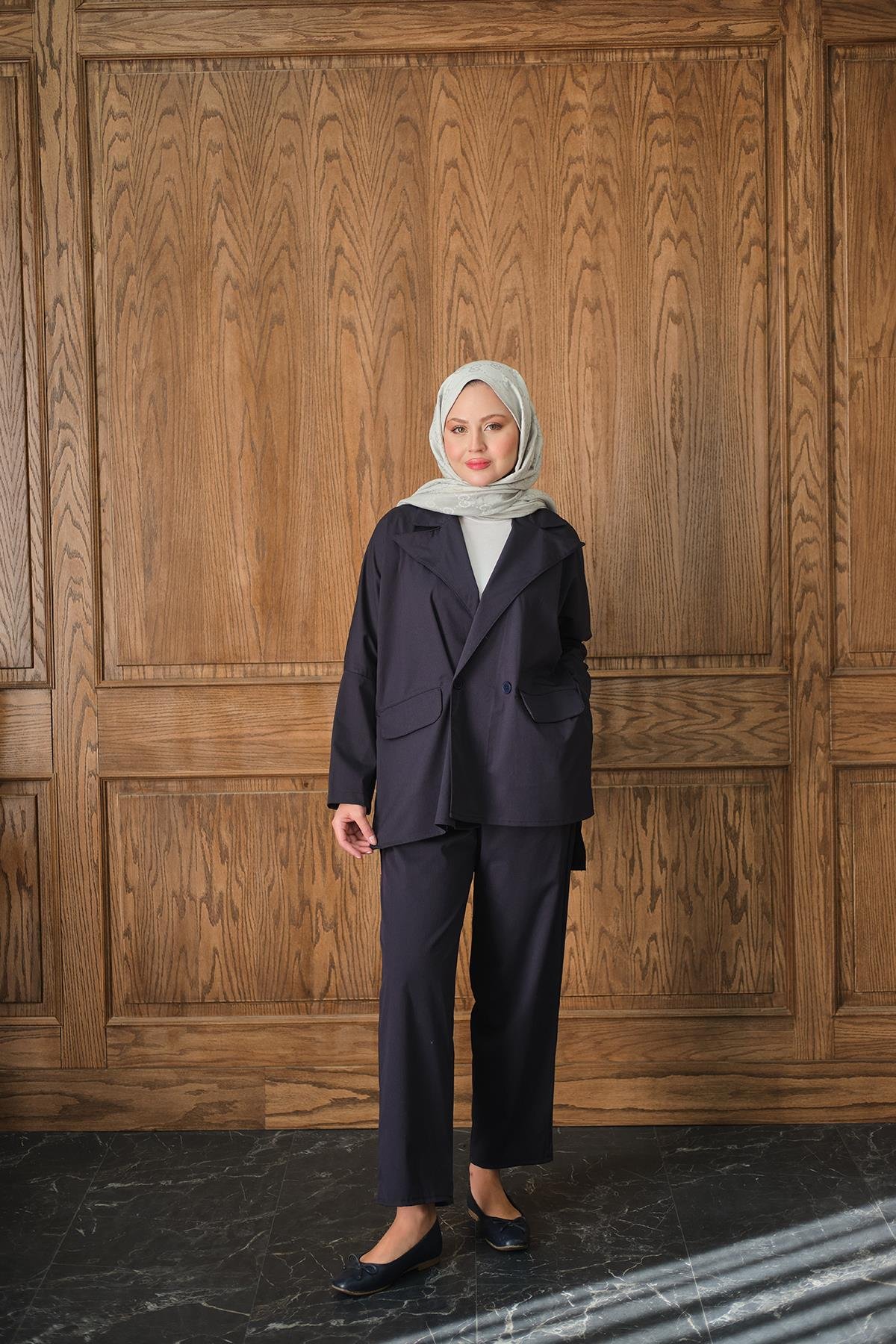 Ceketli Takım Lacivert