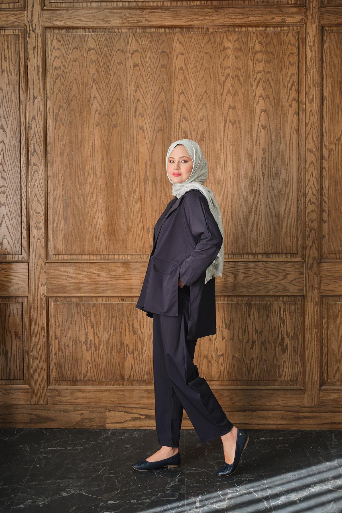 Ceketli Takım Lacivert