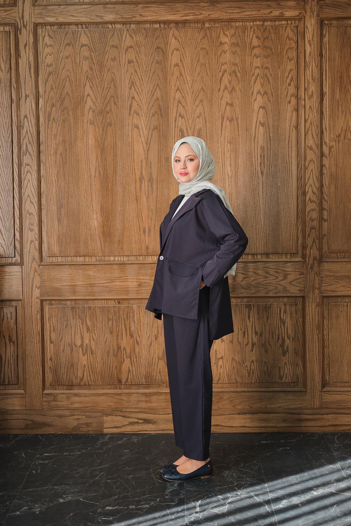 Ceketli Takım Lacivert