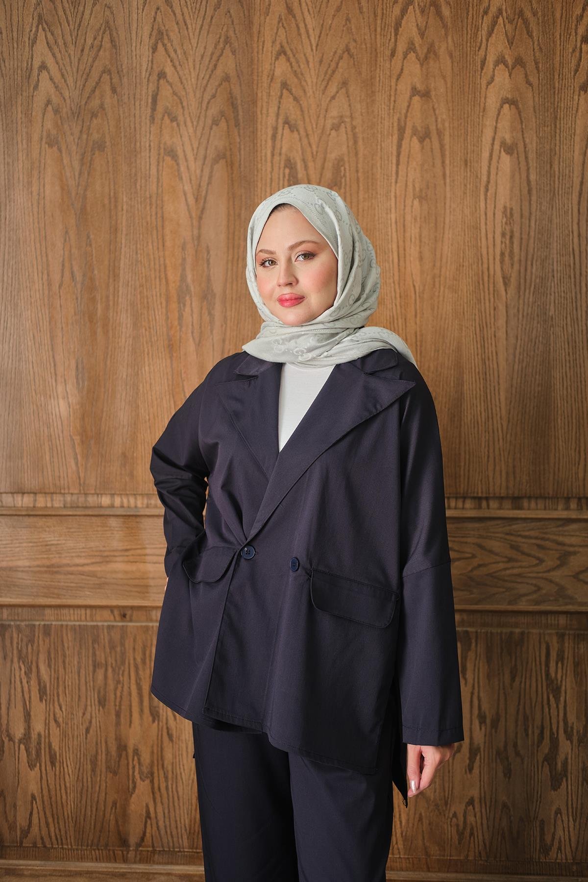 Ceketli Takım Lacivert