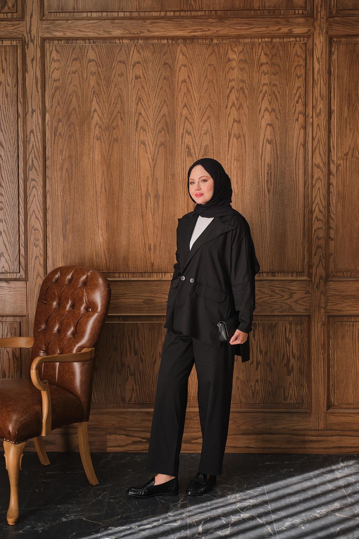 Ceketli Takım Siyah