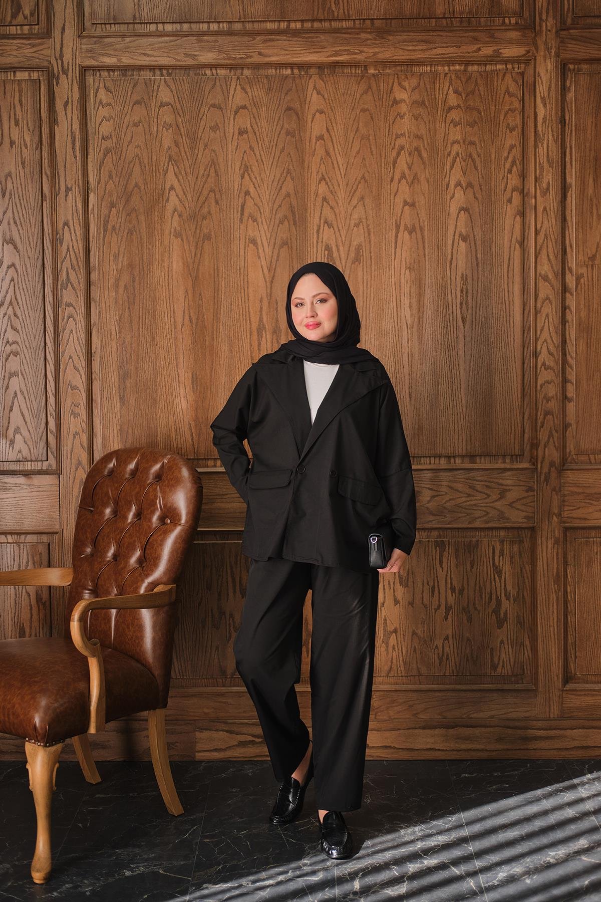 Ceketli Takım Siyah