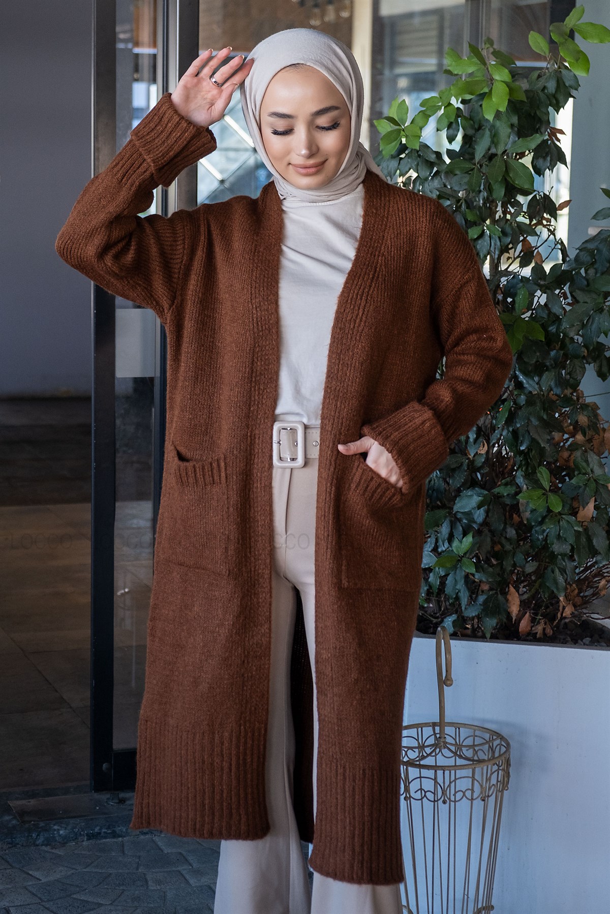 Uygun Fiyatlı CIFT CEPLI UZUN HIRKA KAHVERENGI | Loccomoda.com 