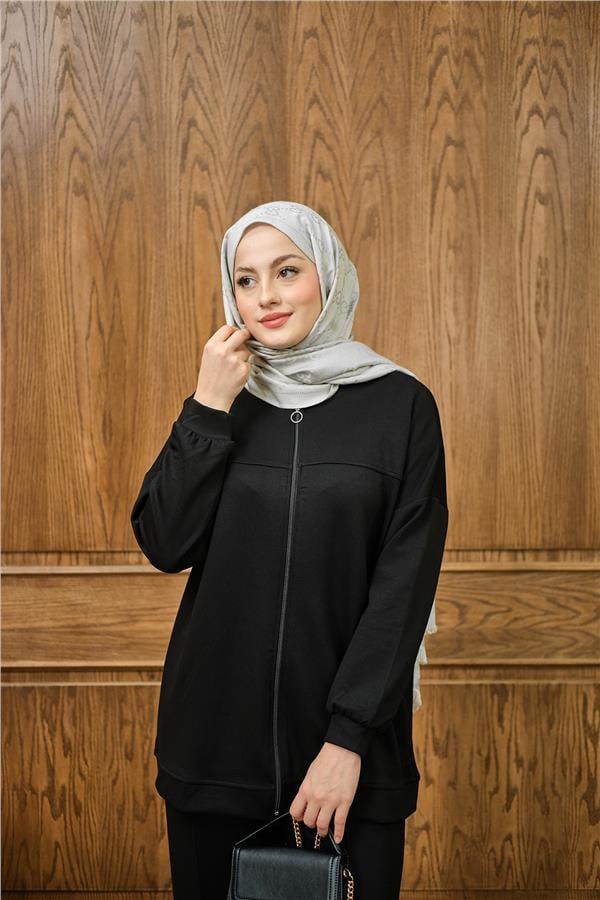 Cima Detay İkili Takım Siyah