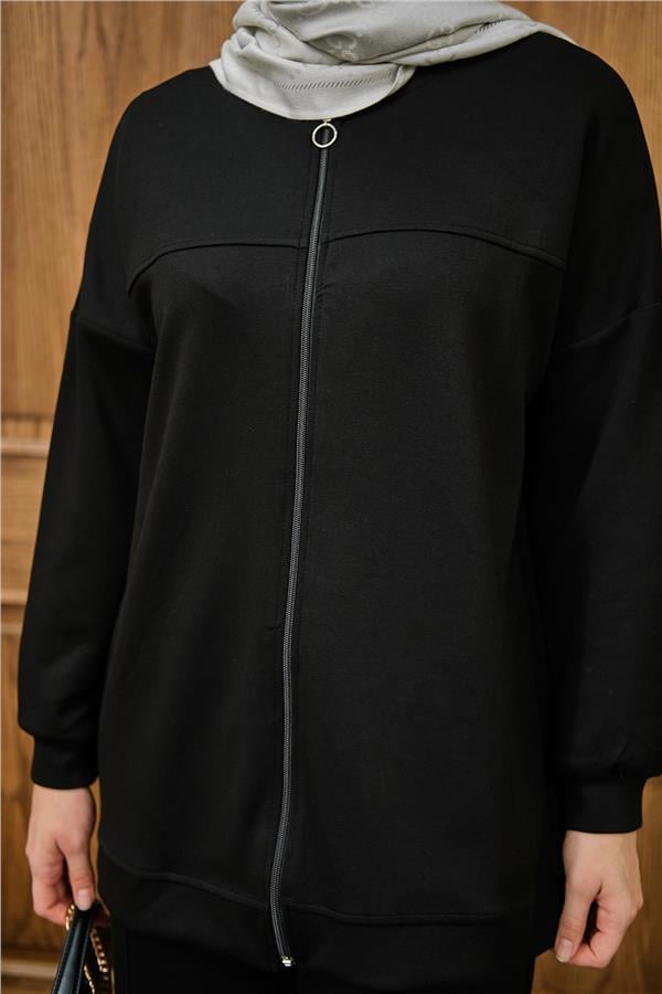 Cima Detay İkili Takım Siyah