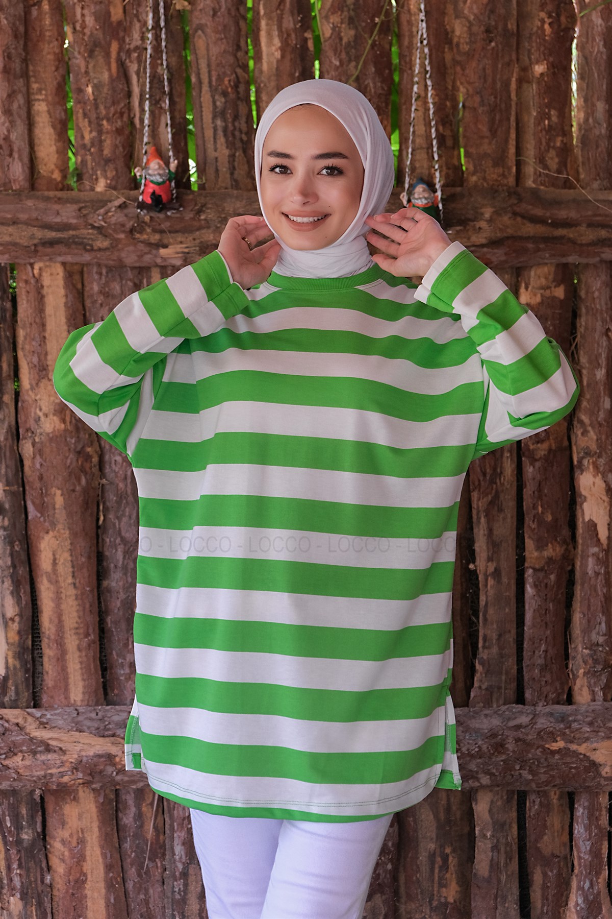 Uygun Fiyatlı CIZGILI TUNIK | Loccomoda.com 