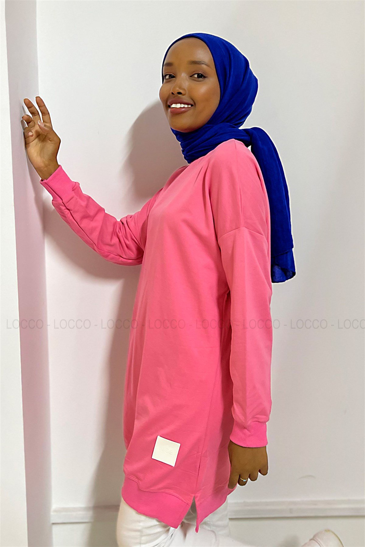 Uygun Fiyatlı DUZ TUNIK  PEMBE | Loccomoda.com 