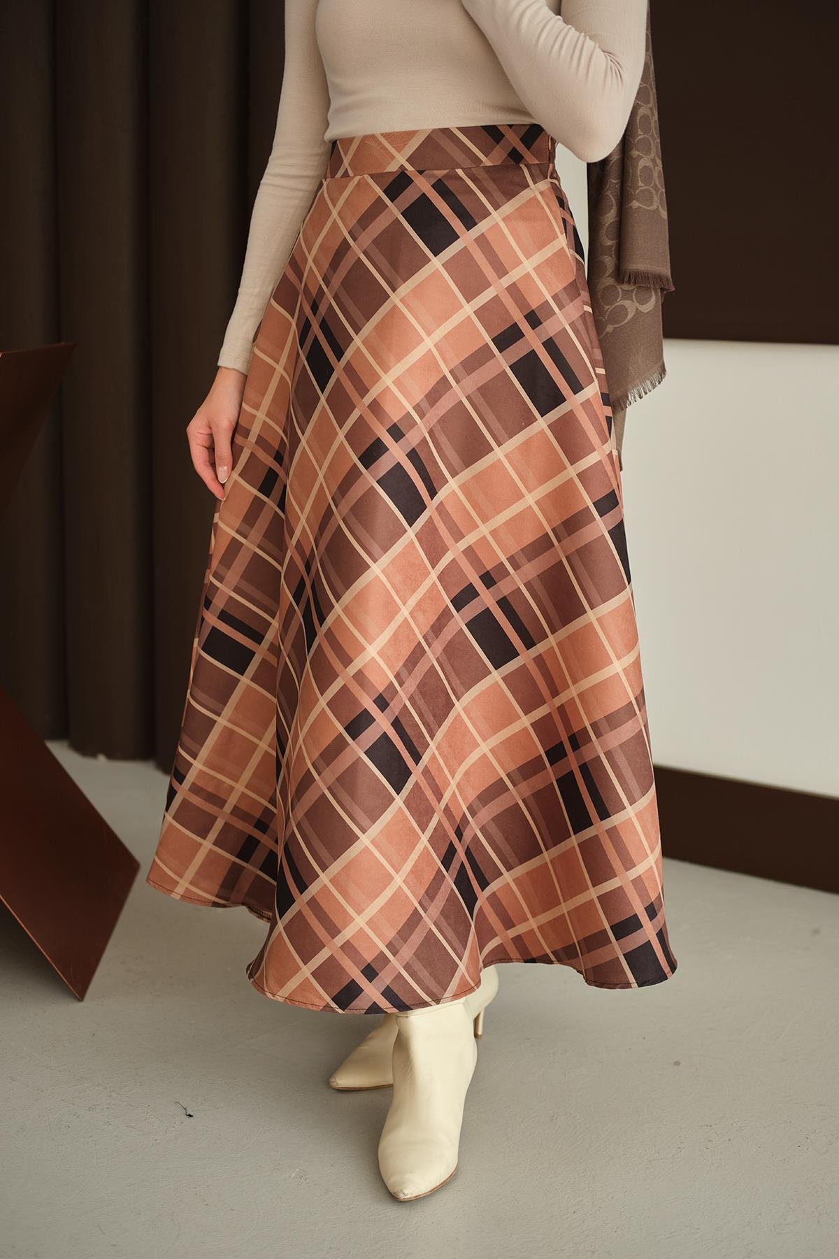 Ekose Desen Etek Taba