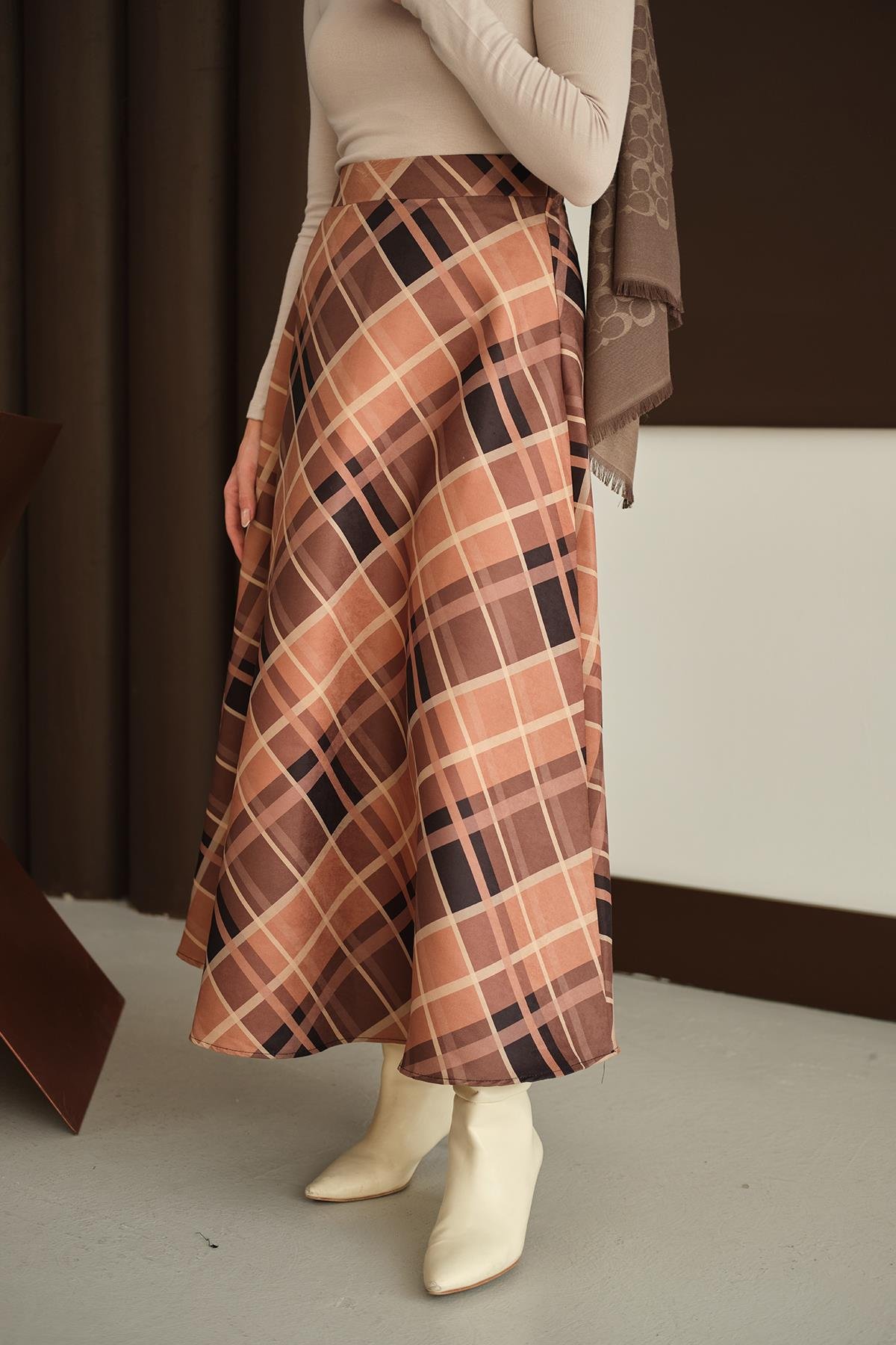 Ekose Desen Etek Taba