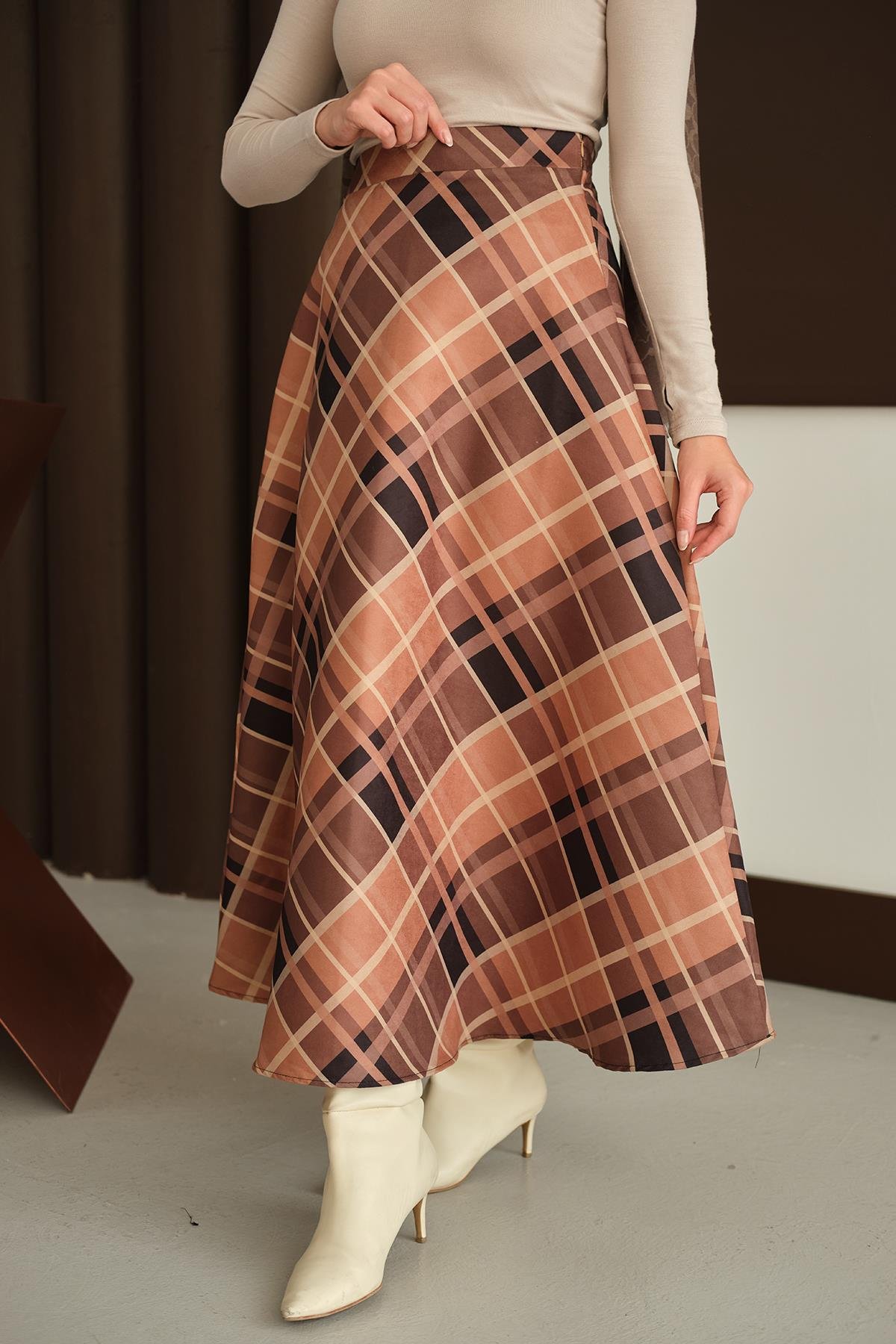 Ekose Desen Etek Taba