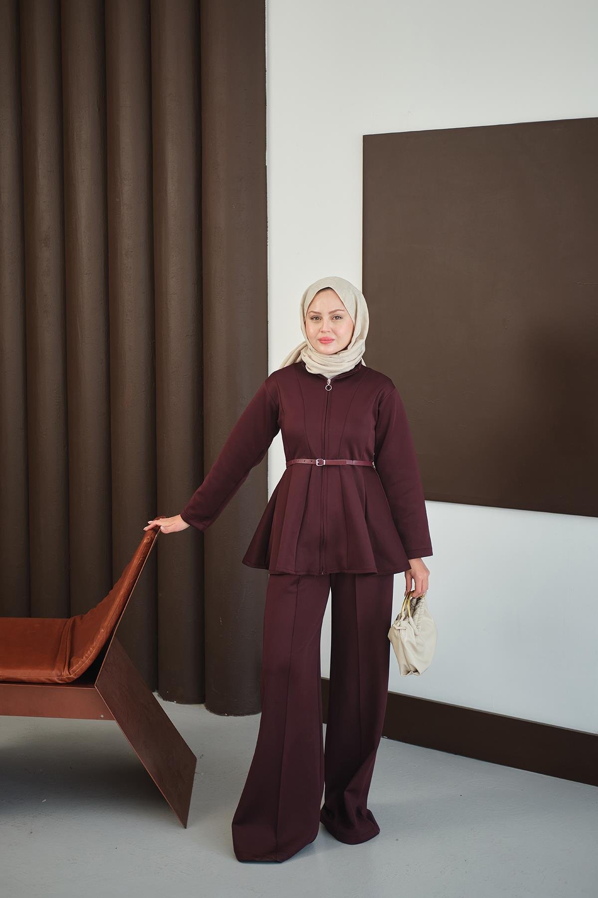 Femuarlı Scuba Takım Bordo