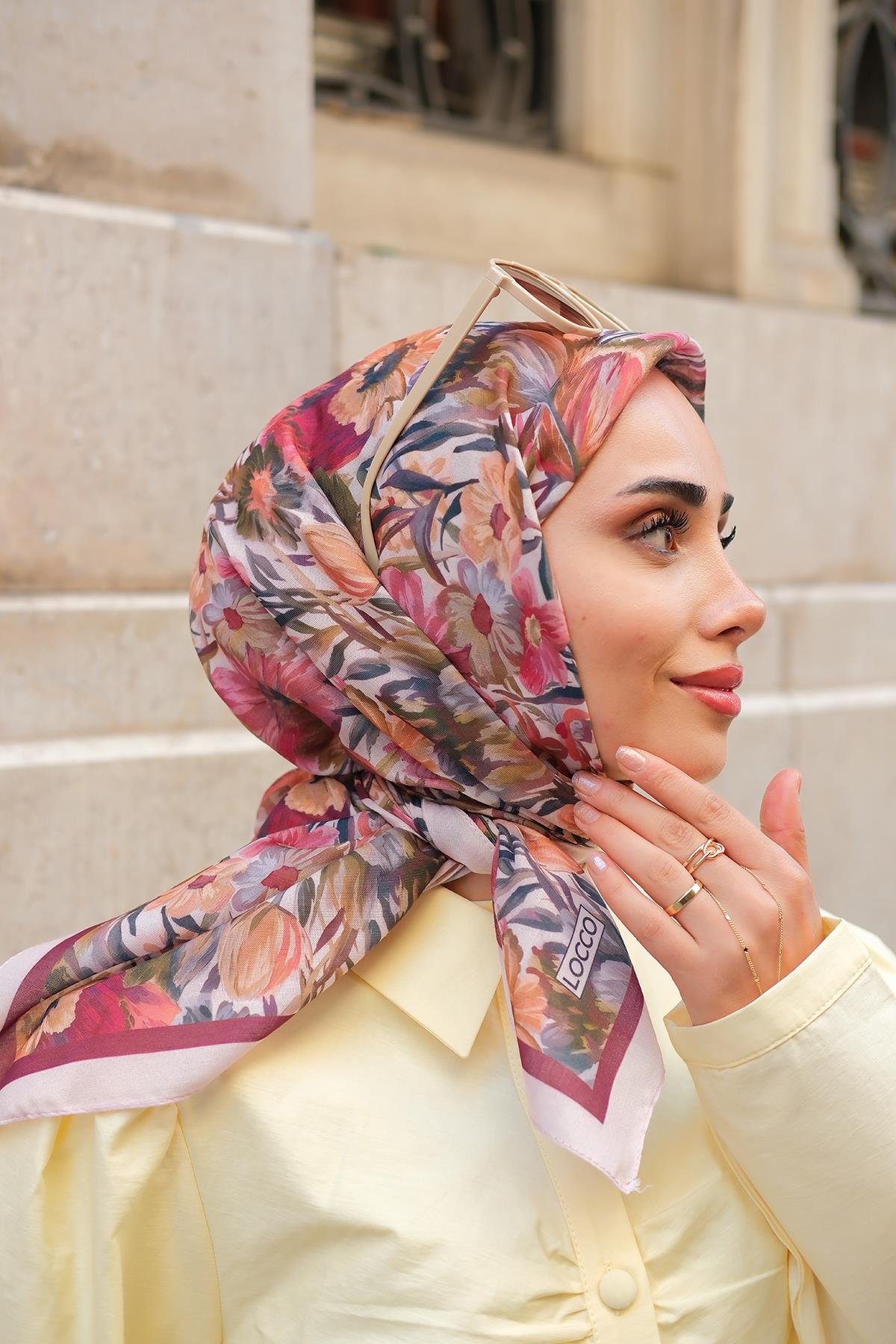 Frezya Soft Eşarp Bordo