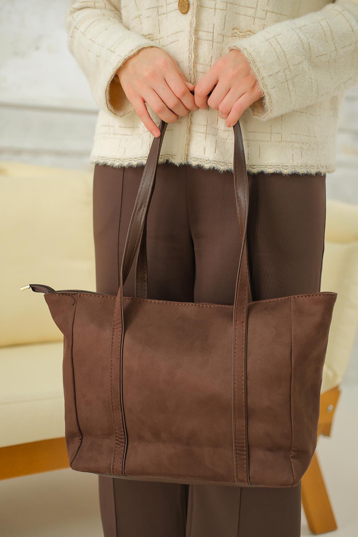 Gabriel Yavrulu Baget Çanta Acı Kahve