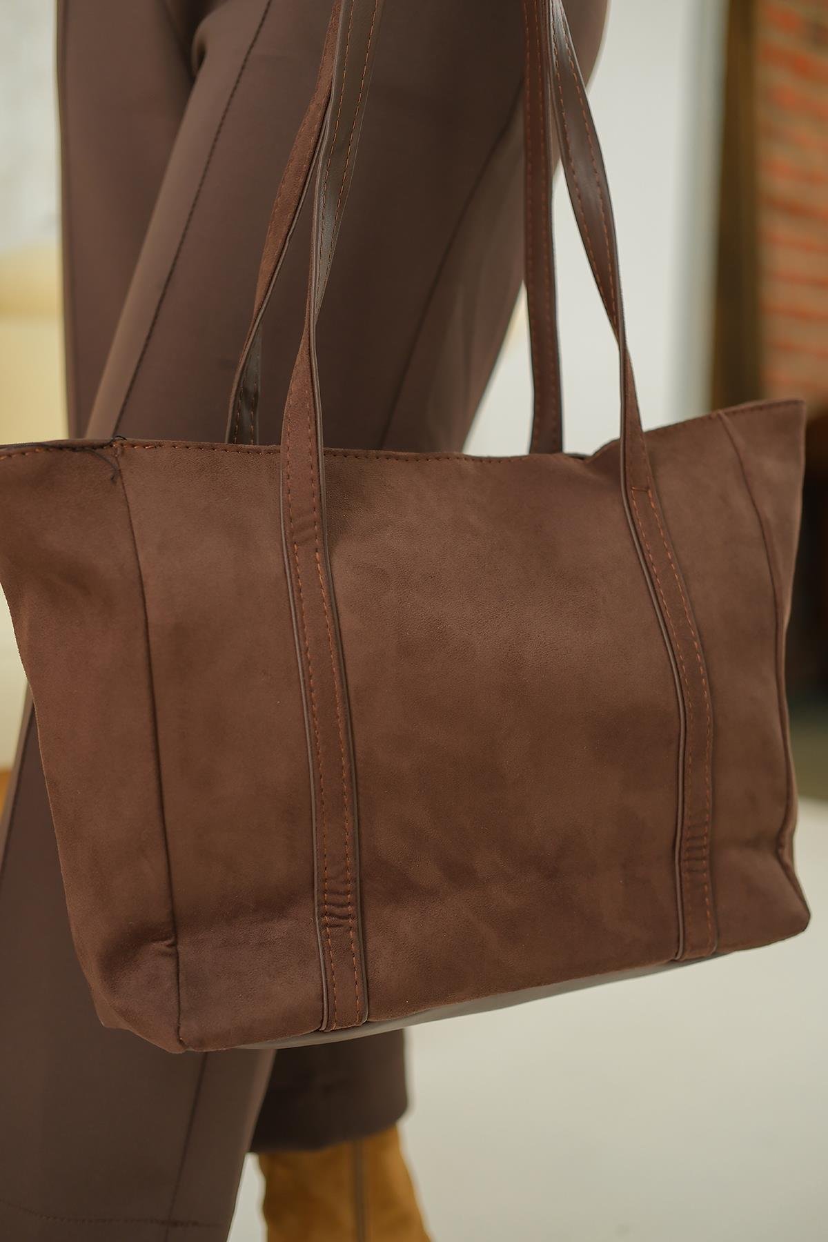 Gabriel Yavrulu Baget Çanta Acı Kahve