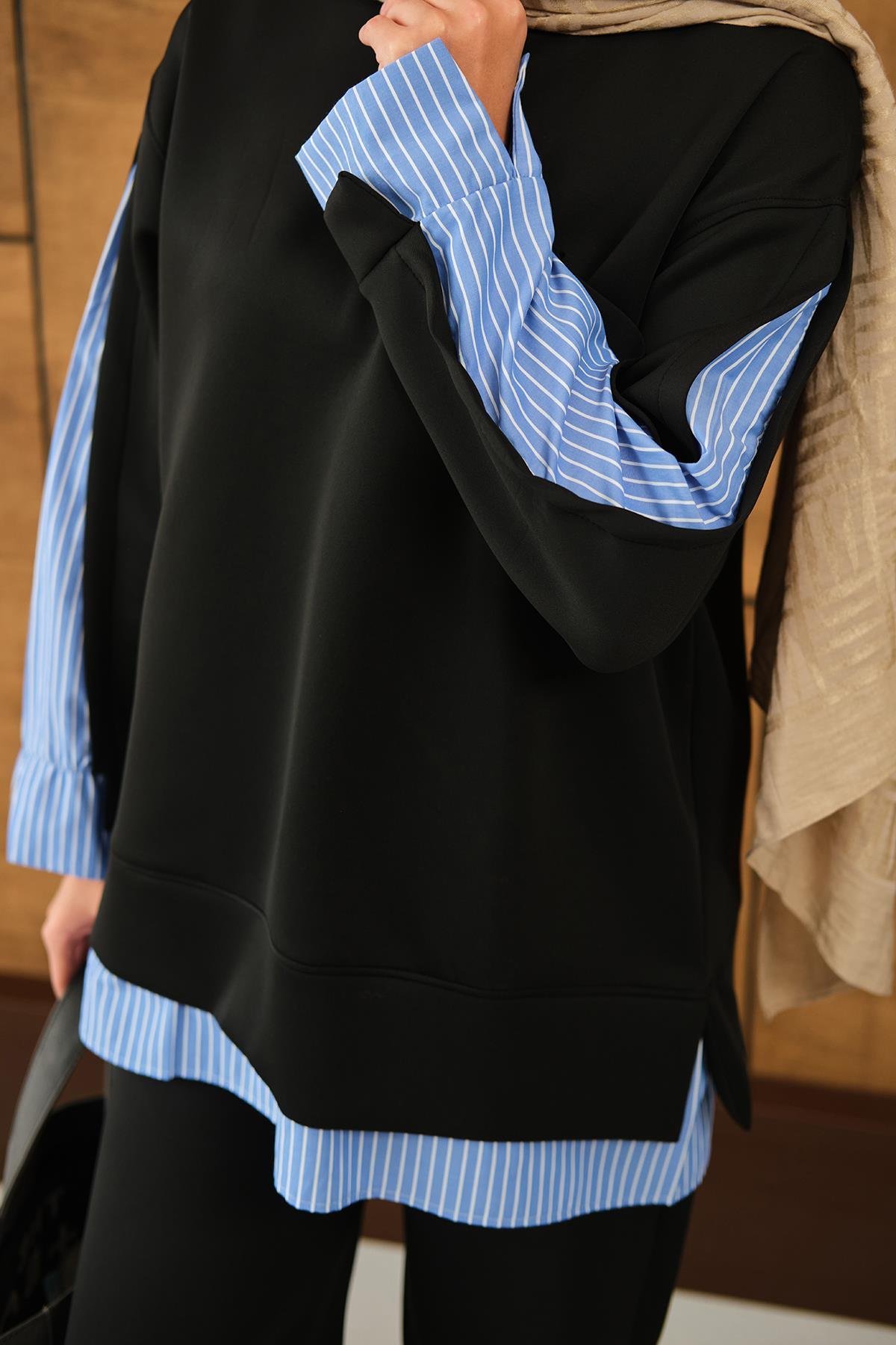 Garnili Scuba Takım Siyah