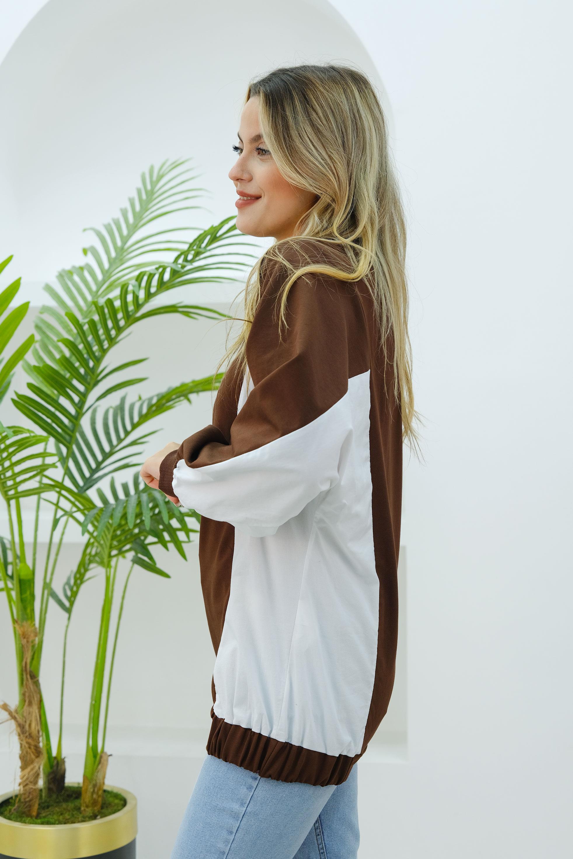 Garnili Tunik Kahverengi