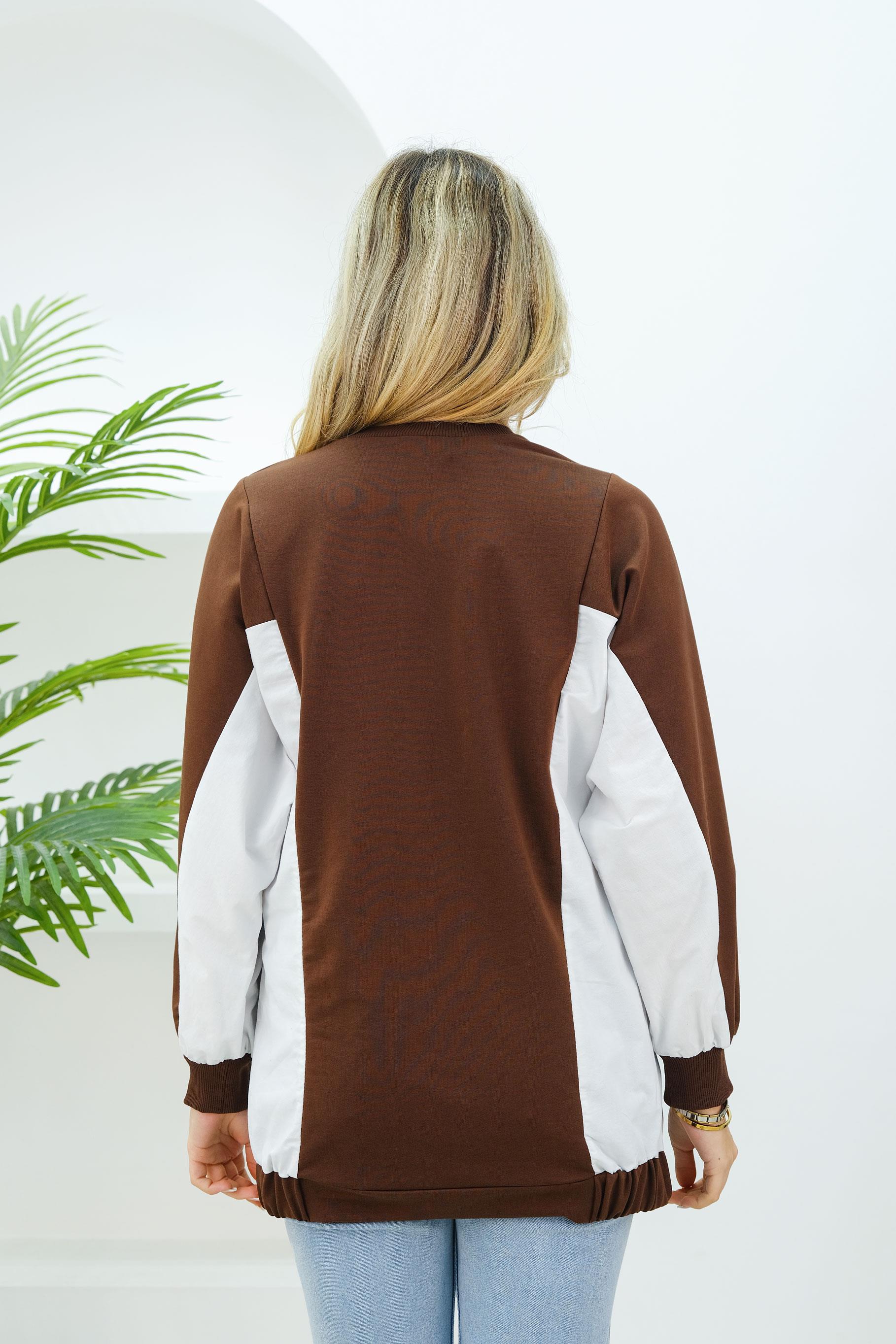 Garnili Tunik Kahverengi