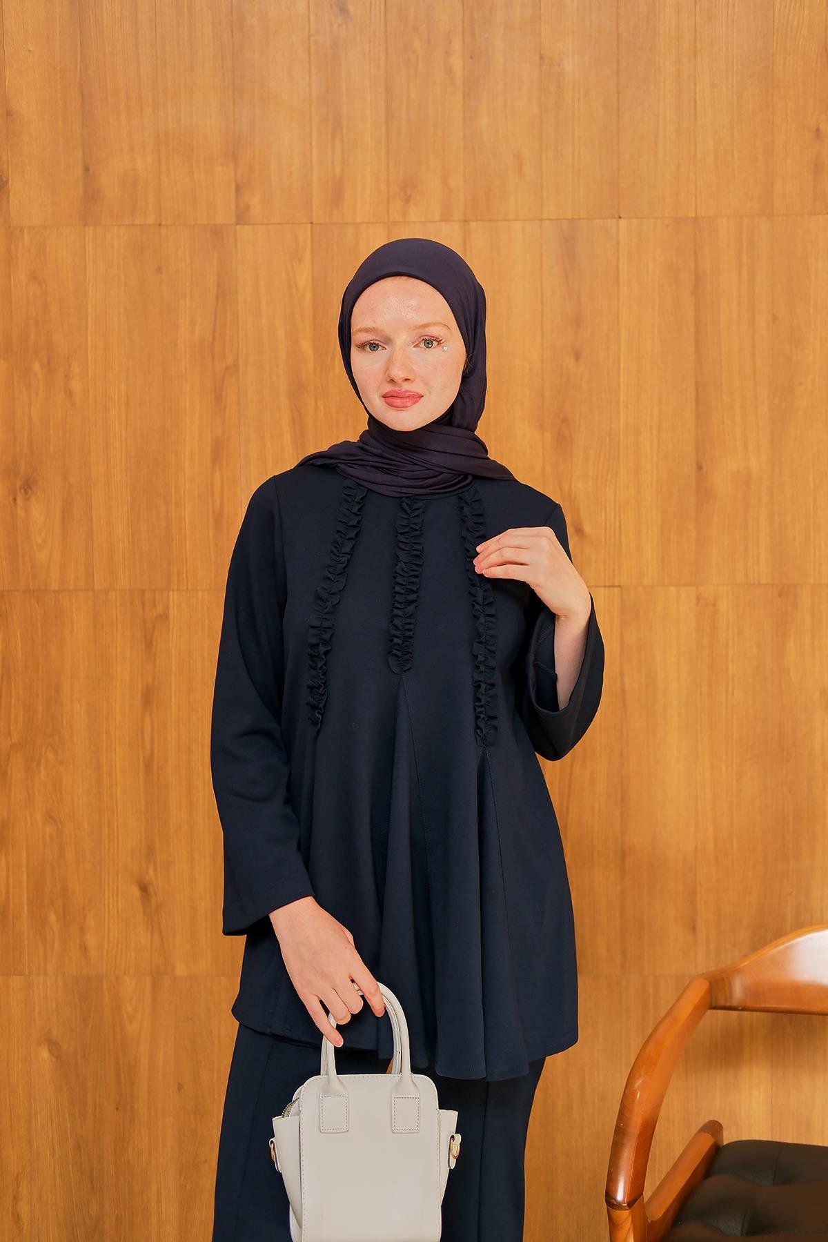 Godeli İkili Takım Lacivert