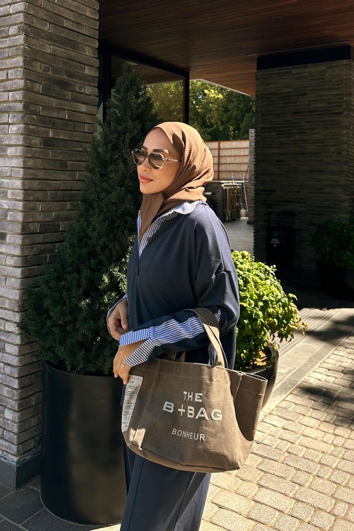 Gömlek Yaka İkili Takım Antrasit