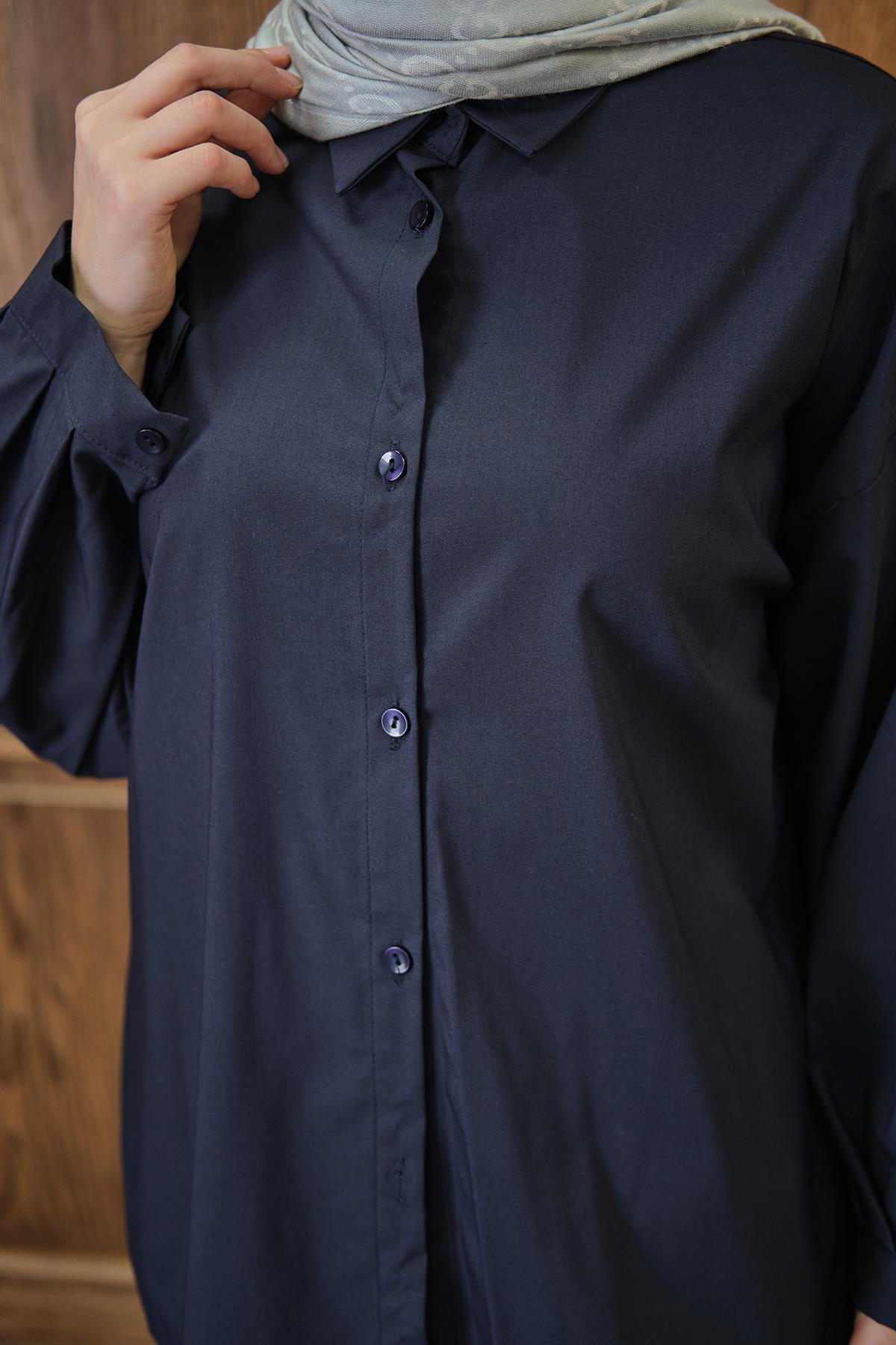 Gömlekli Takım Lacivert